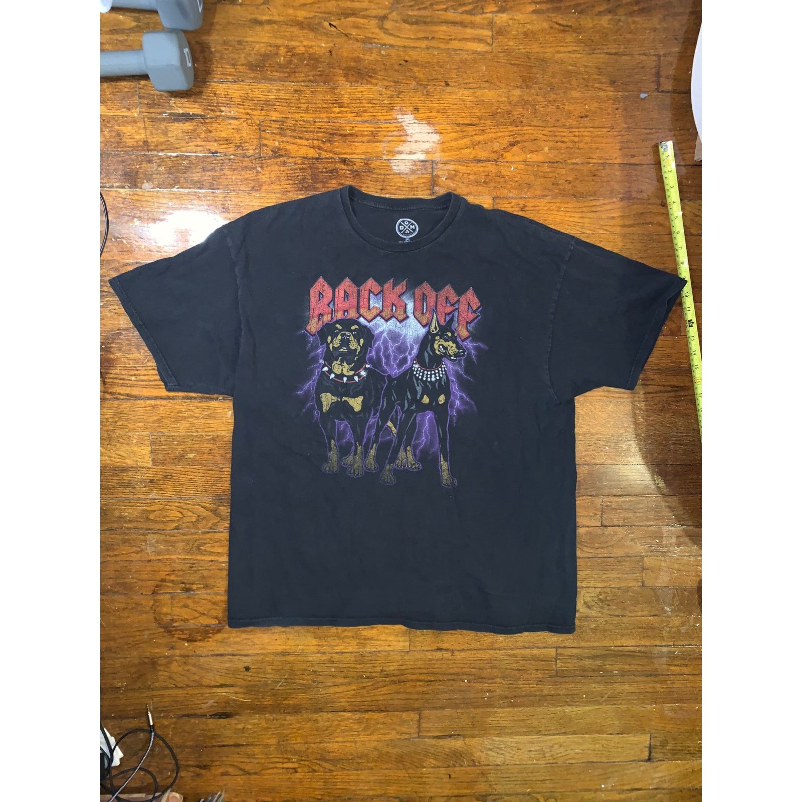 Other DOM Back Off Rottweiler Doberman Graphic T Shirt Black XL Size US XL / EU 56 / 4 - 2 Thumbnail