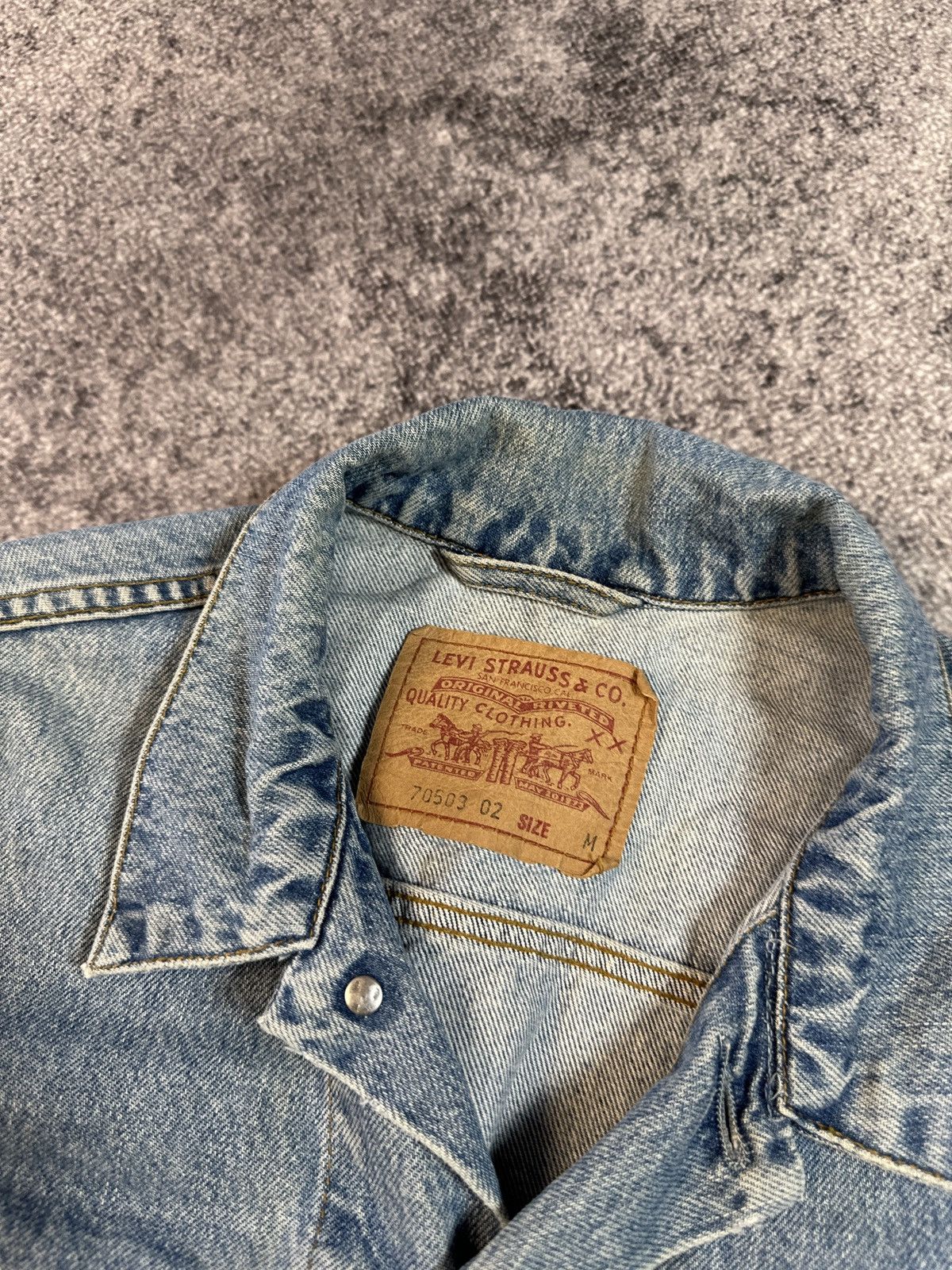 Levi's × Vintage Vintage 90s Levi’s Denim Jacket Streetwear USA Rare M Casual Size US M / EU 48-50 / 2 - 4 Thumbnail