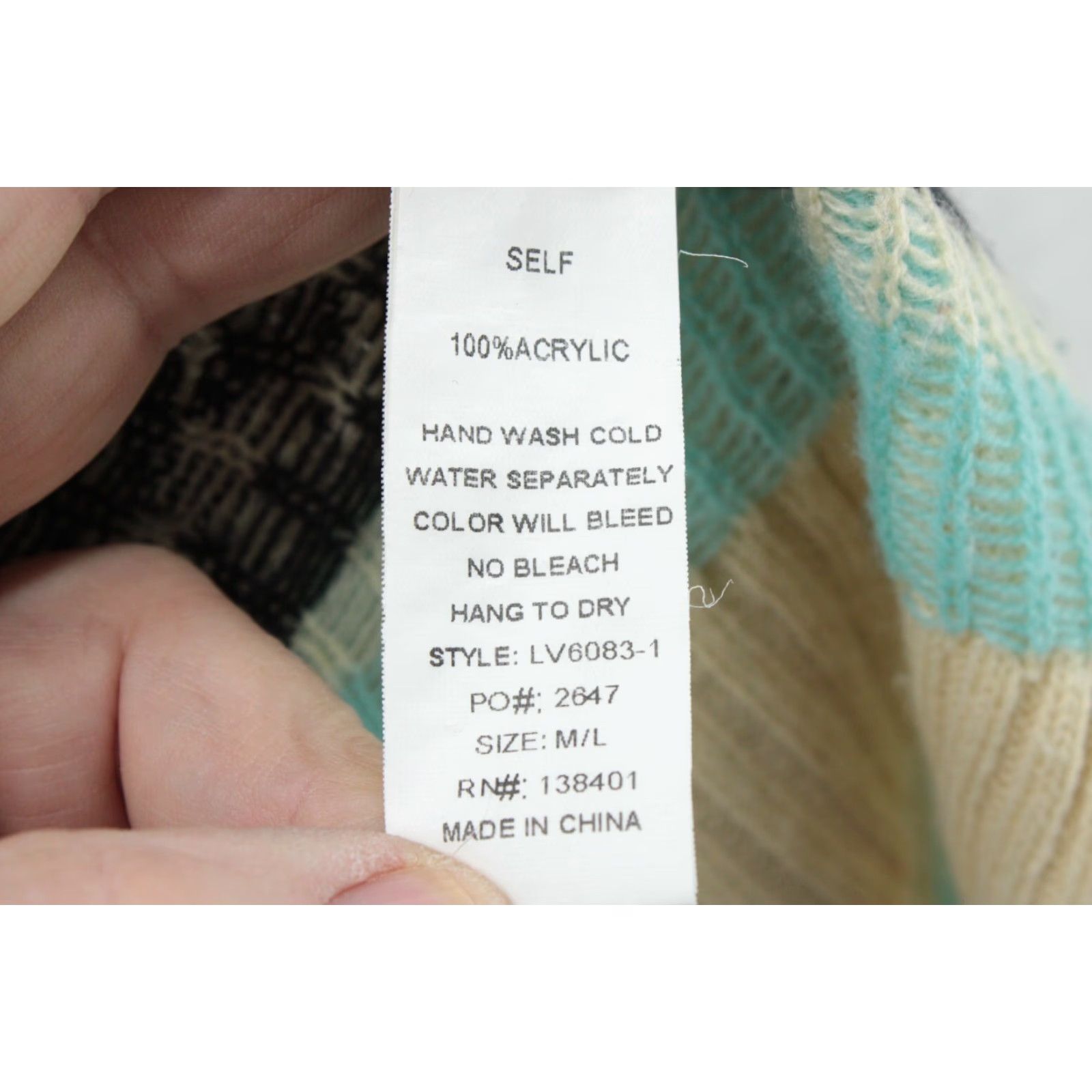 Native L Love Cardigan Women M/L Beige Aztec Native Open Front Wrap Size M / US 6-8 / IT 42-44 - 5 Thumbnail