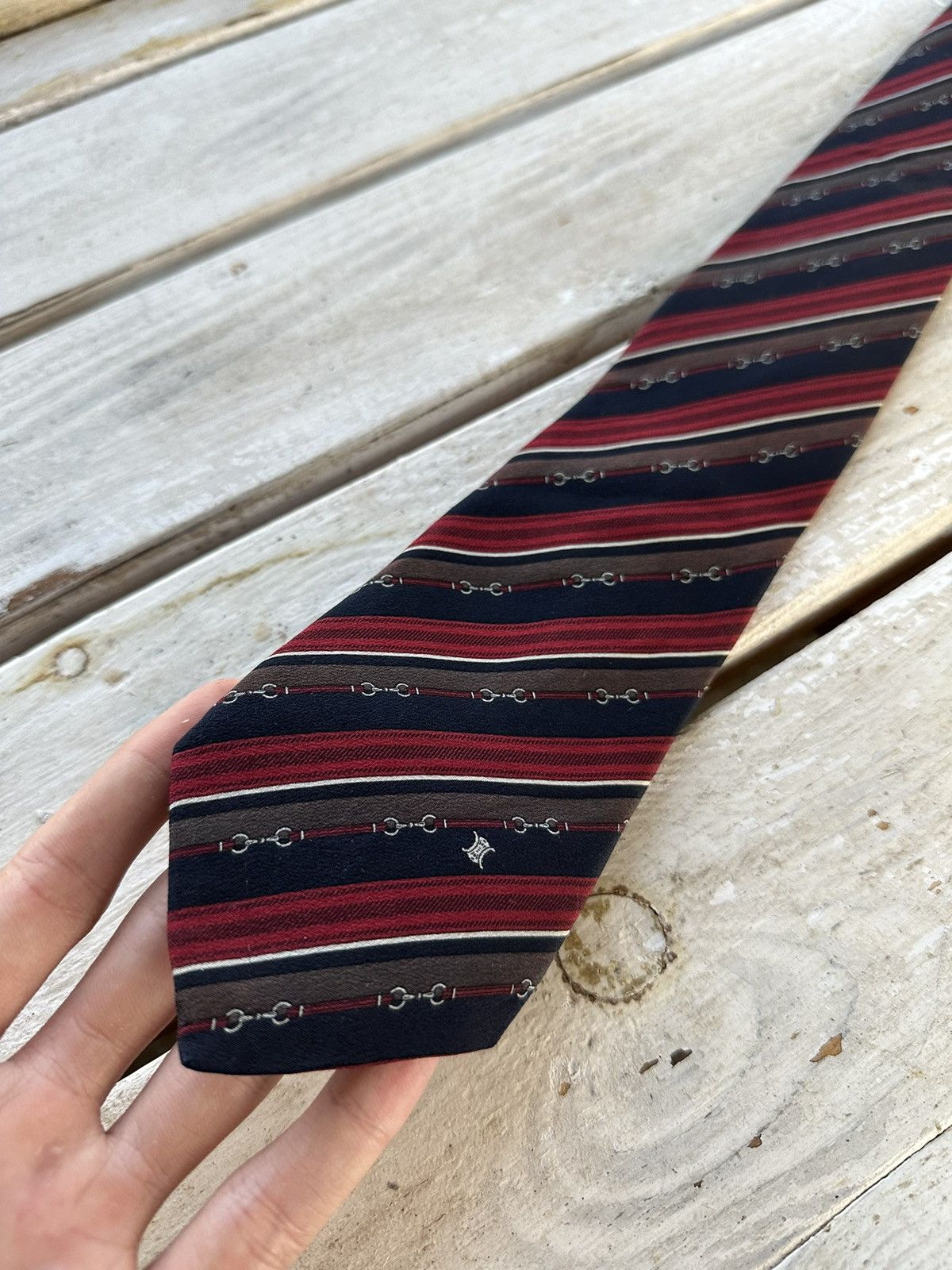 Vintage Celine popular ties silk rare luxury