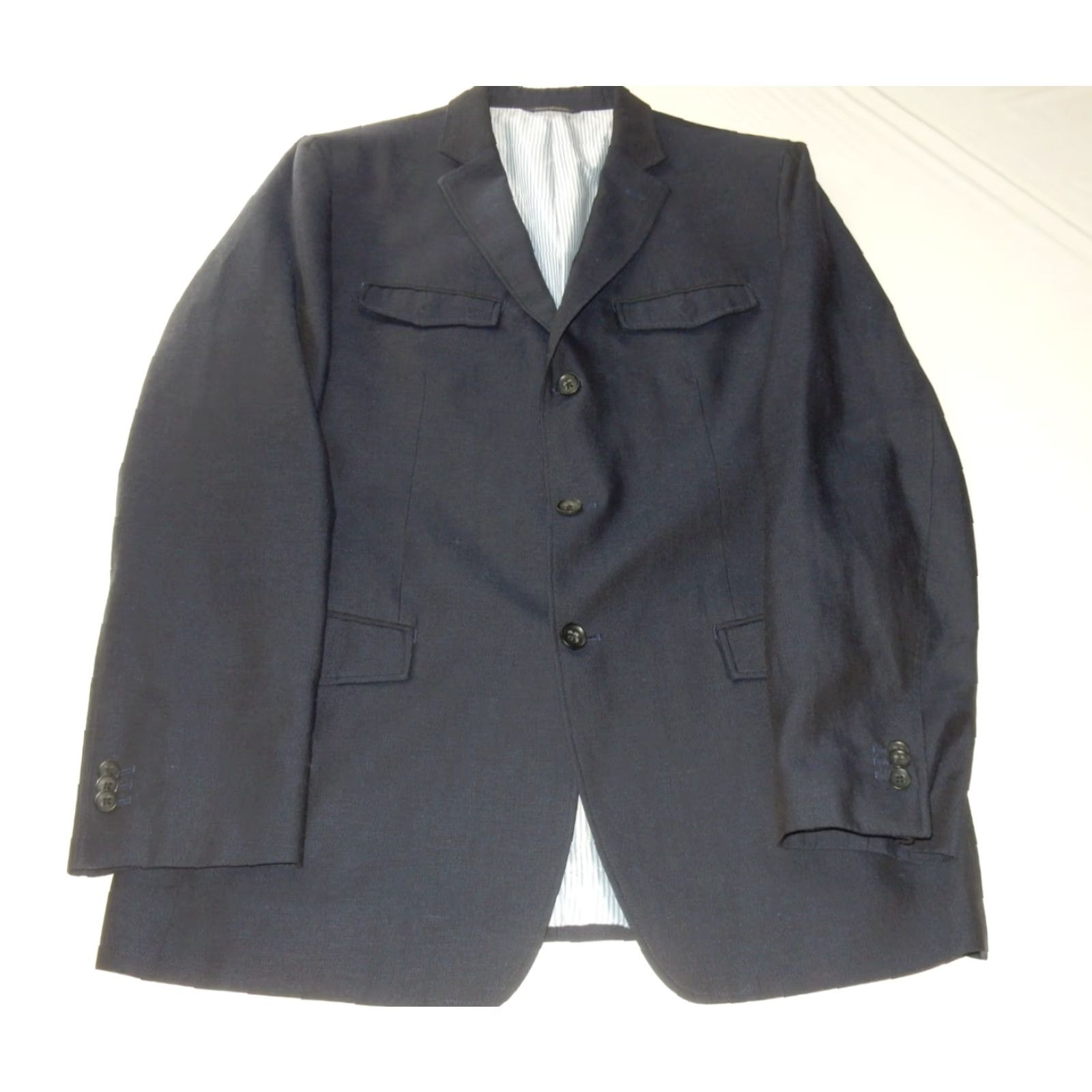 Banana Republic Banana Republic Men's Size 44L Blazer Sport Coat Tailored Fit Blue User: Banana Republic Men's Size 44L Blazer Sport Coat Tailored Fit Blue Size 44R - 2 Thumbnail