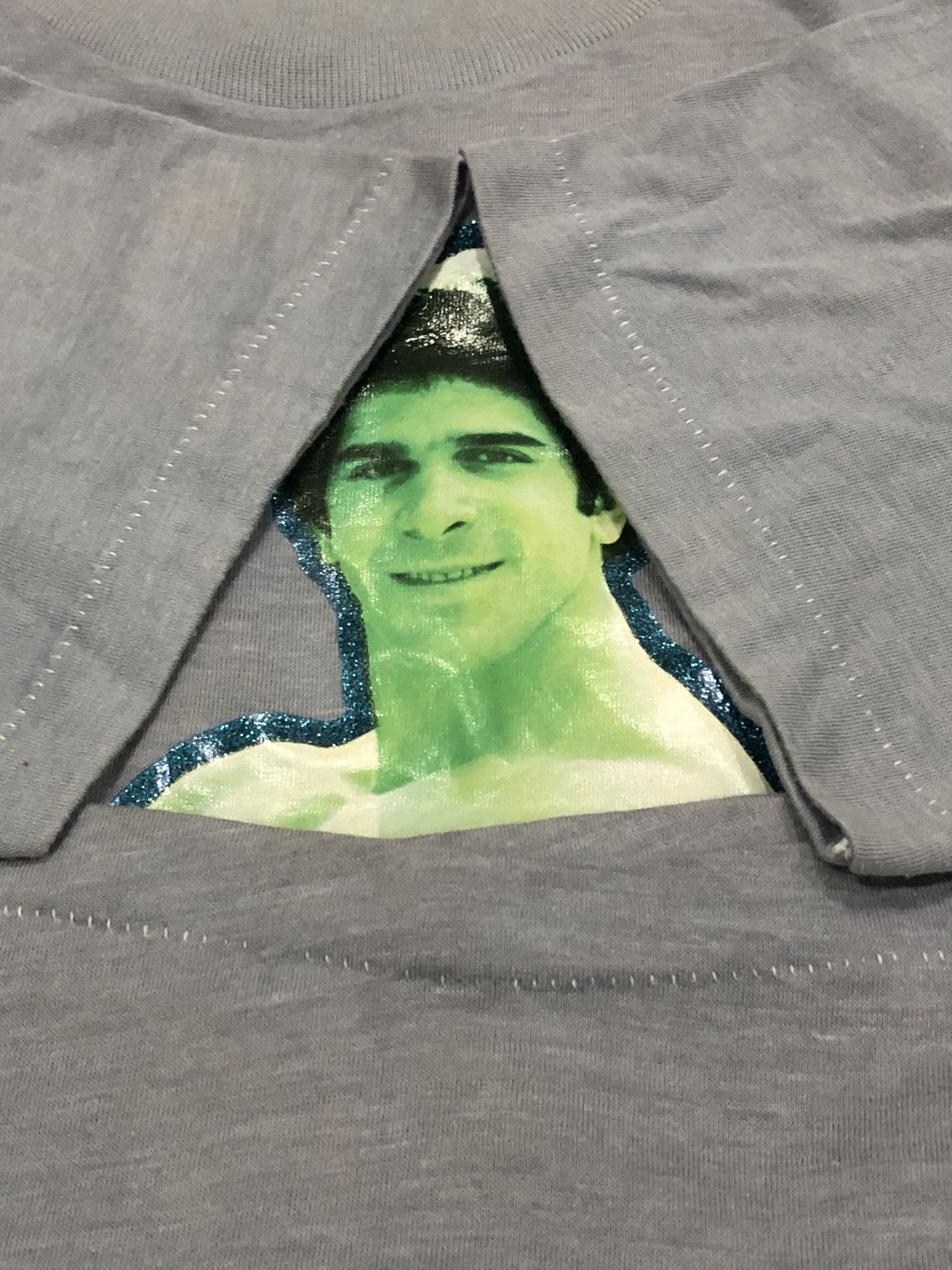 Marvel Comics × Vintage Vintage 70s Hulk Lou Ferrigno Iron-on Tshirt Size US M / EU 48-50 / 2 - 8 Thumbnail