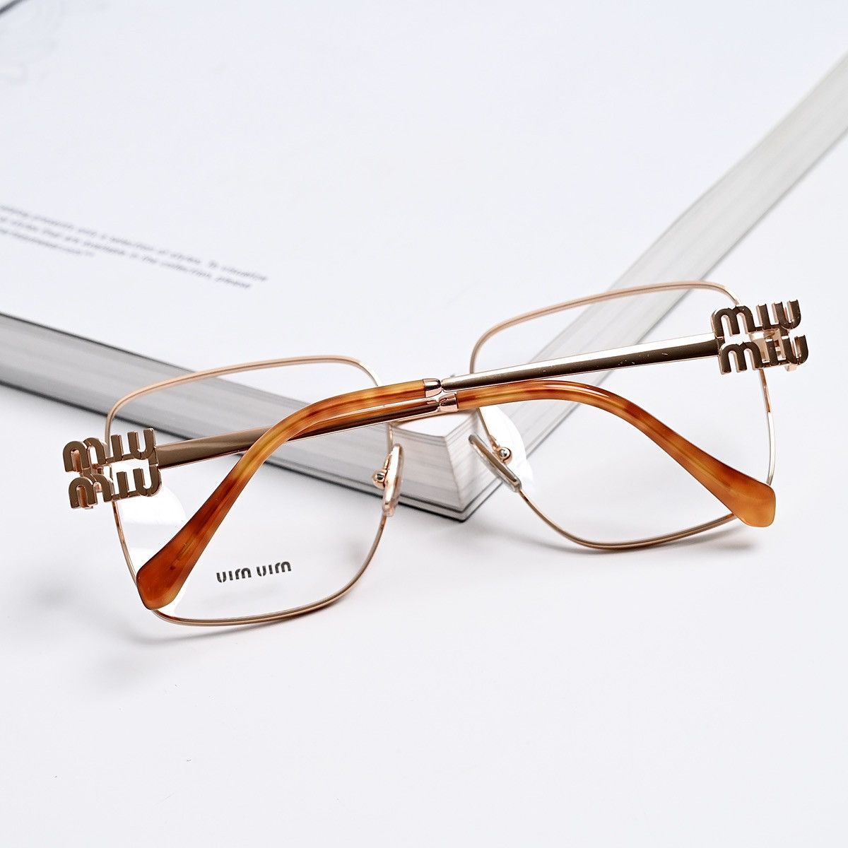 Miu Miu MIU MIU 0MU 51XV GLASSES Size ONE SIZE - 8 Thumbnail