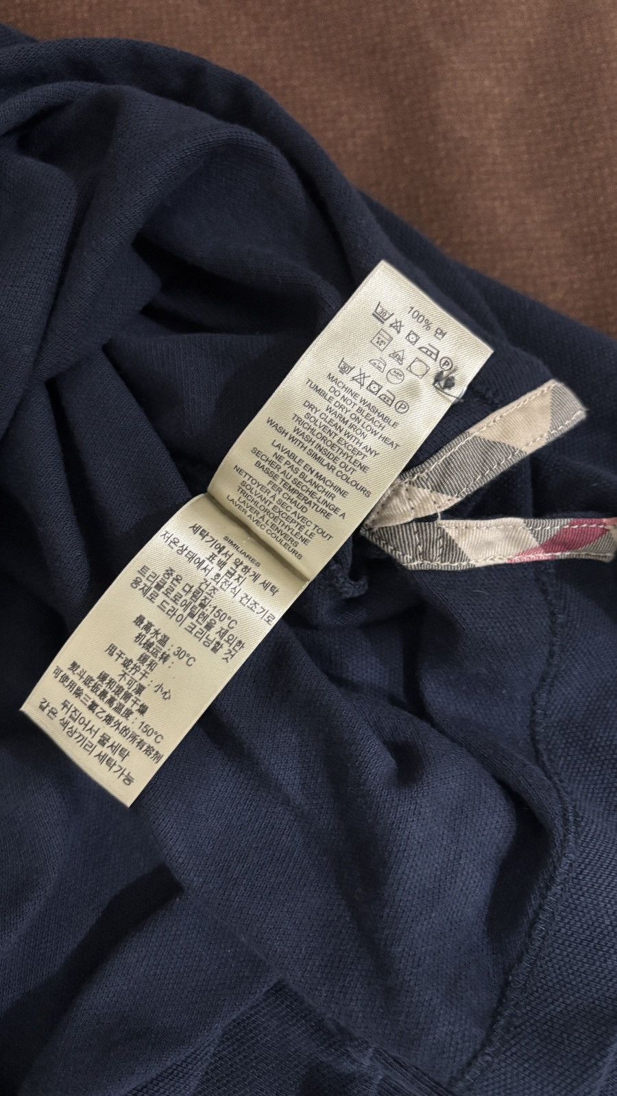 Burberry Burberry Brit Navy Polo Shirt Size US S / EU 44-46 / 1 - 3 Thumbnail