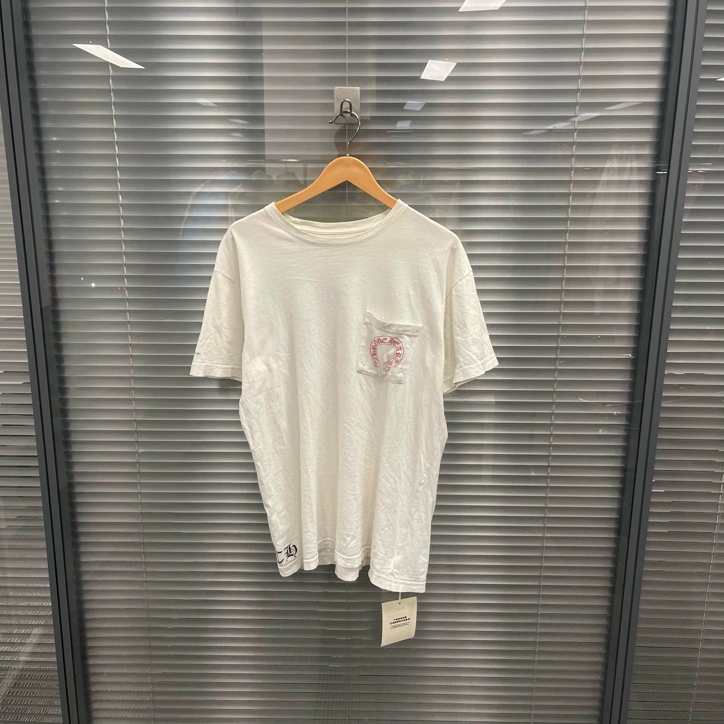 Chrome Hearts Chrome Hearts White Phantom Cross Horseshoe Short Tee Size US L / EU 52-54 / 3 - 1 Thumbnail