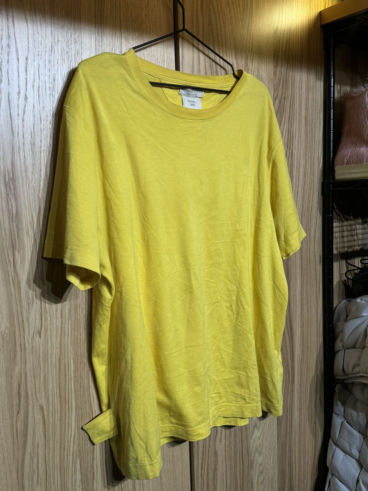Bottega Veneta AW19 SOLID YELLOW XXL TEE DANIEL LEE CREWNECK 58 Size US XXL / EU 58 / 5 - 2 Thumbnail