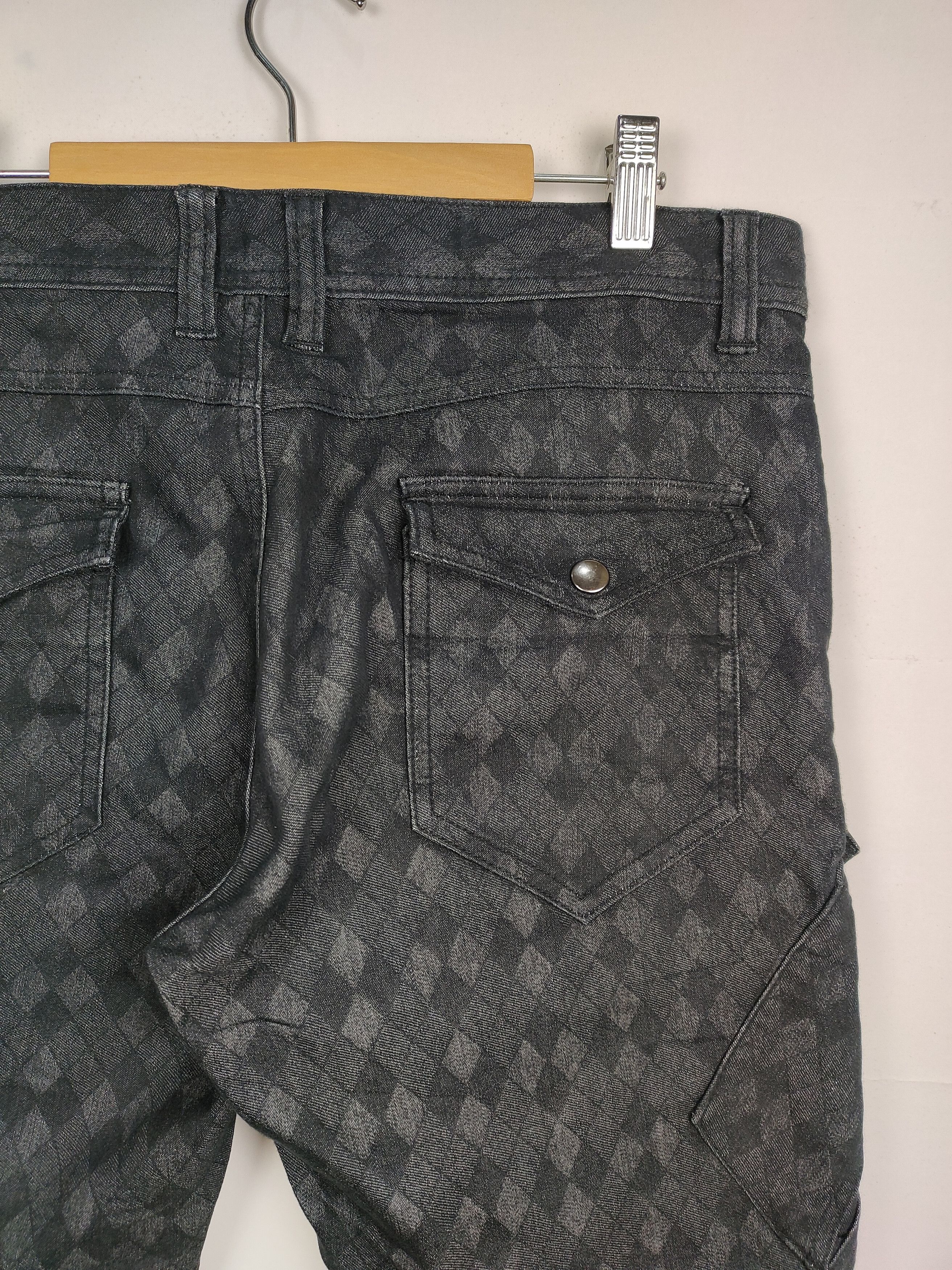 semanticdesign Semantic design Checkered board Flared Bondage Pant Size US 34 / EU 50 - 6 Thumbnail