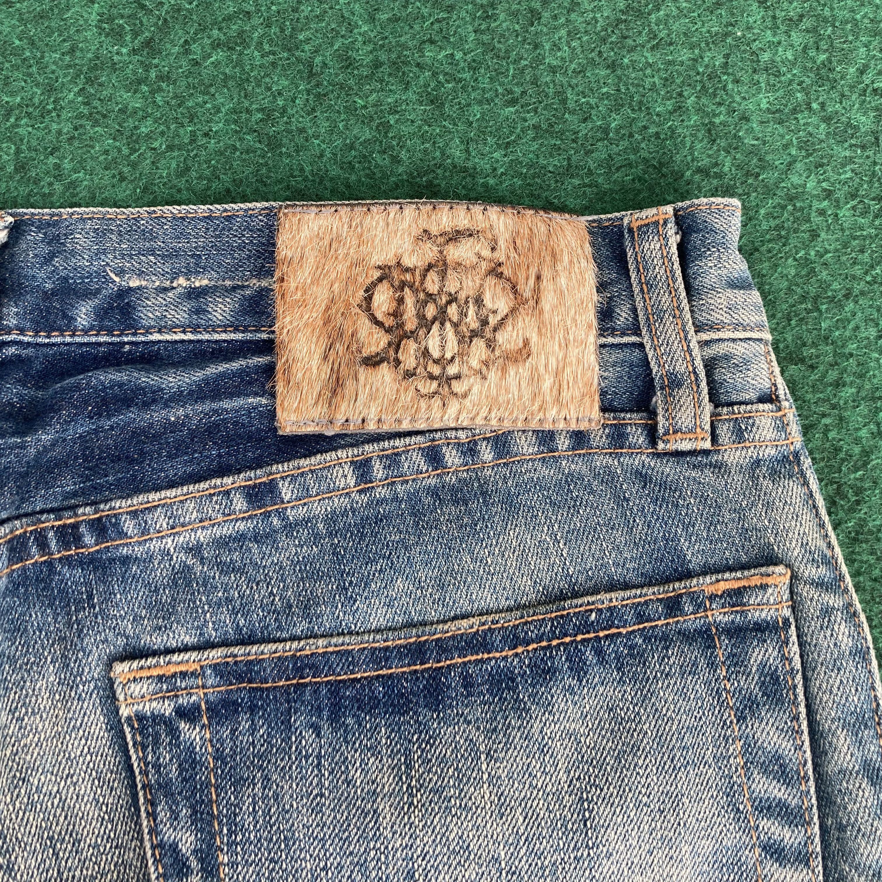 Designer × Japanese Brand × PPFM Vtg PPFM Patchwork Japan Denim Streetwear 30 Pant Jeans Size US 30 / EU 46 - 12 Thumbnail