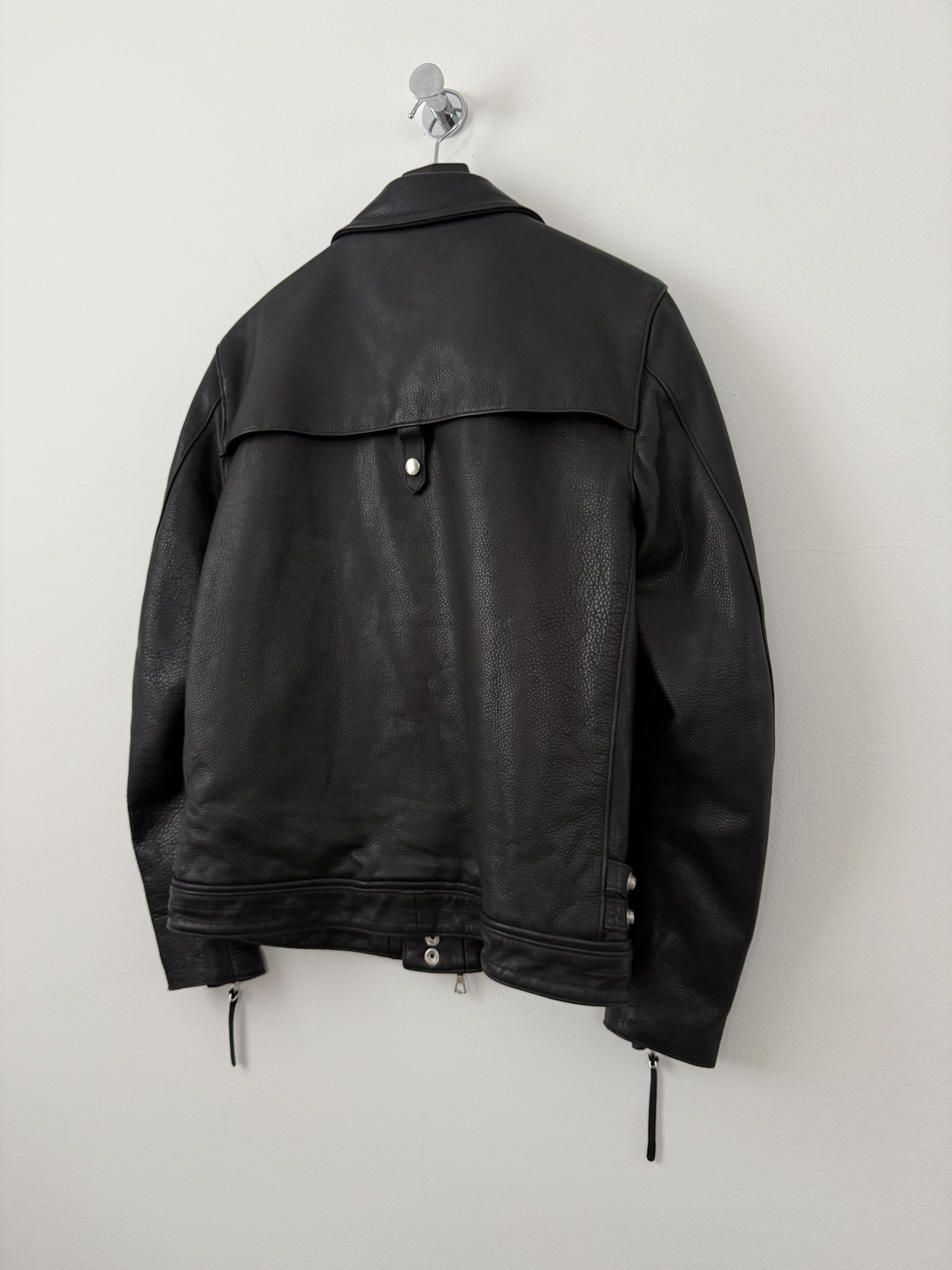 John Elliott Leather Moto Jacket Size US L / EU 52-54 / 3 - 9 Thumbnail