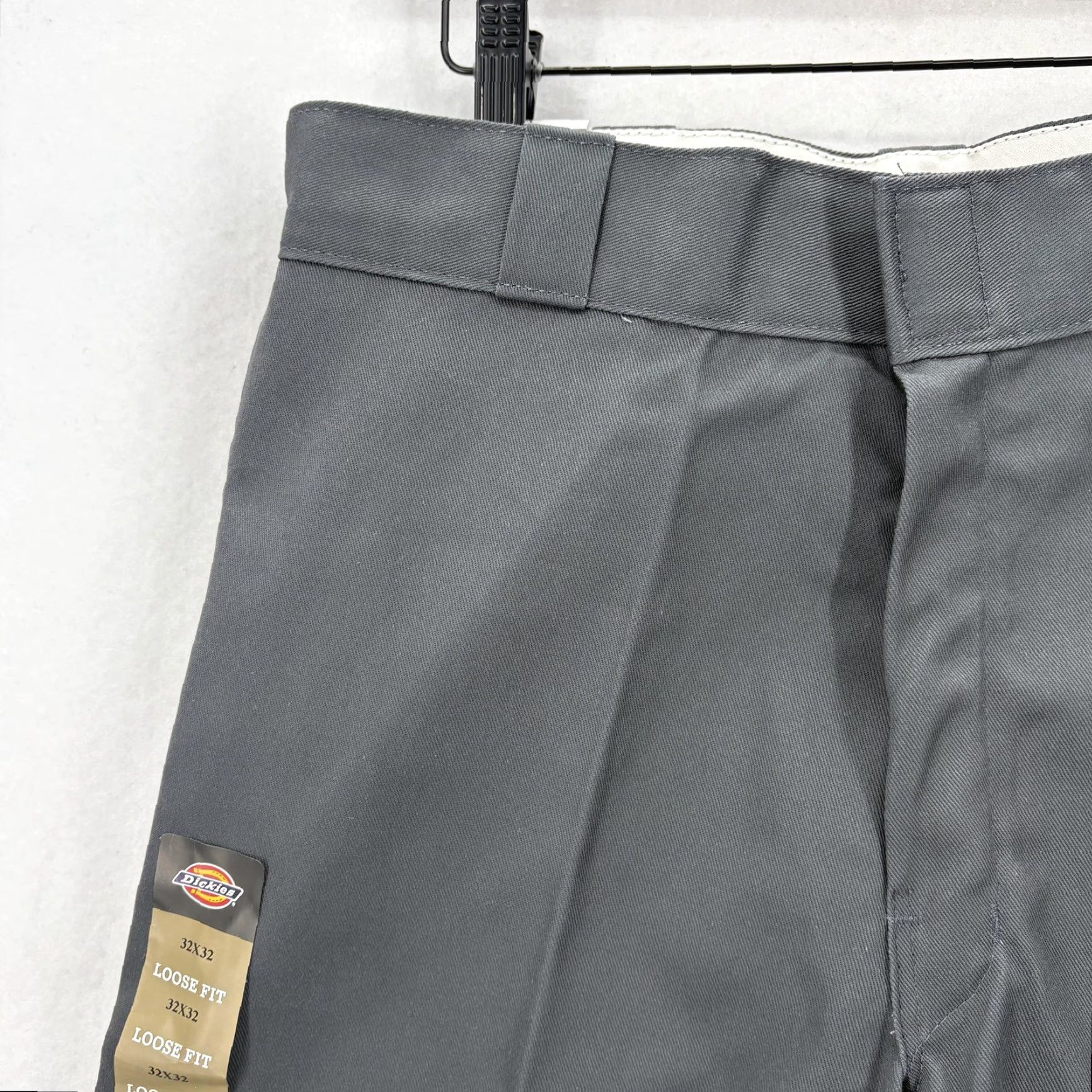 Dickies Dickies Twill Work Pants Mens 32x32 Gray Loose Fit Straight Leg Double Knee NWT Size US 32 / EU 48 - 4 Thumbnail