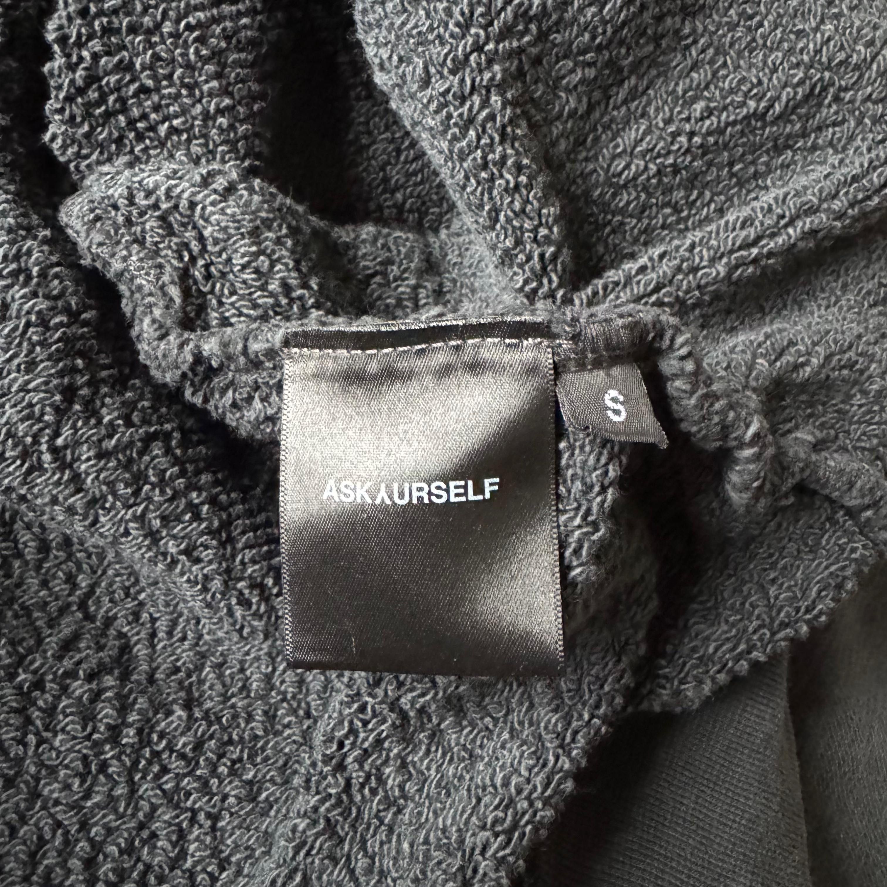 Askyurself Washed Black Banned Repaired Logo Oversized Raglan Hoodie Size US S / EU 44-46 / 1 - 7 Thumbnail