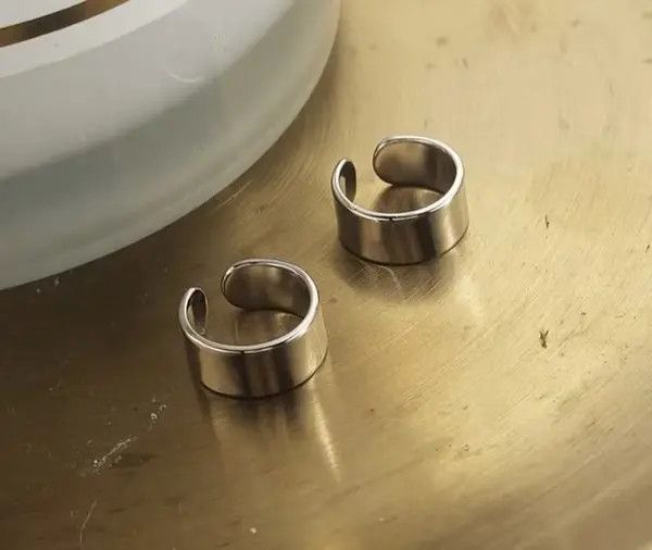 Sterling Silver 💯925 silver vintage earrings Size ONE SIZE - 3 Thumbnail