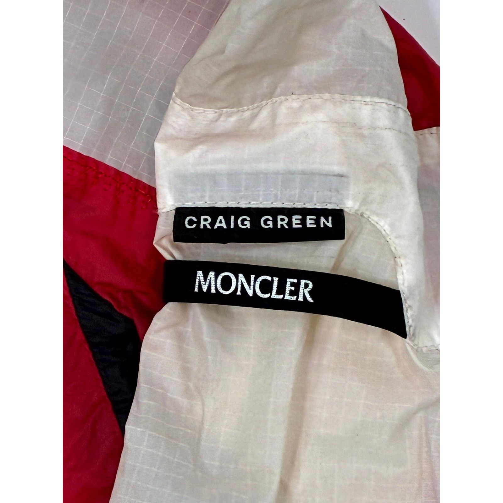 Moncler Moncler Craig Green Wind Breaker Red & Navy Jacket Size US S / EU 44-46 / 1 - 3 Thumbnail