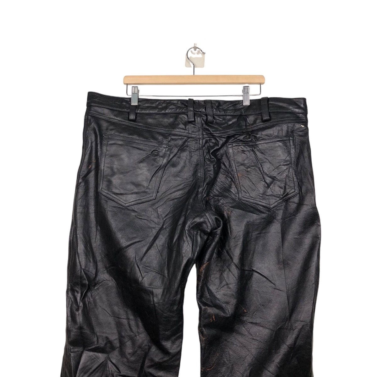Genuine Leather 📌Vintage Short Leather Pants Horn Works Size US 44 / EU 60 - 11 Thumbnail