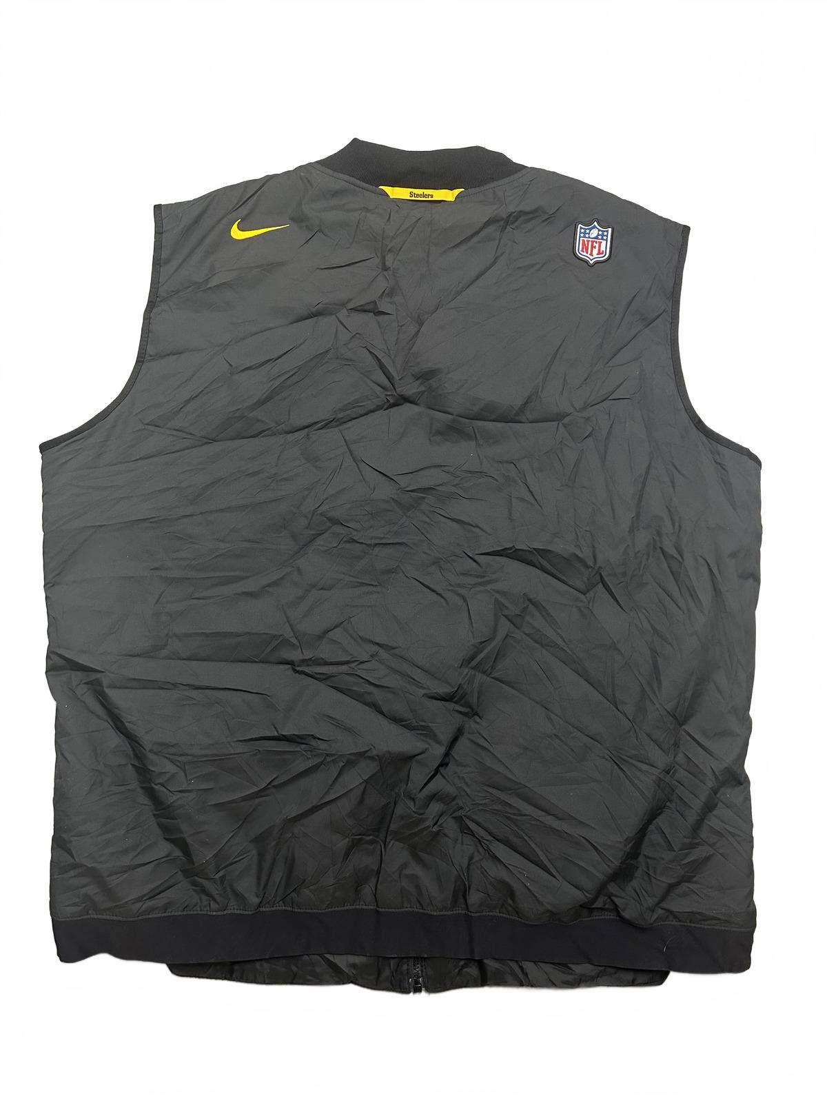 Nike Nike Pittsburgh Steelers Black Vest with Tags Size US XL / EU 56 / 4 - 2 Thumbnail