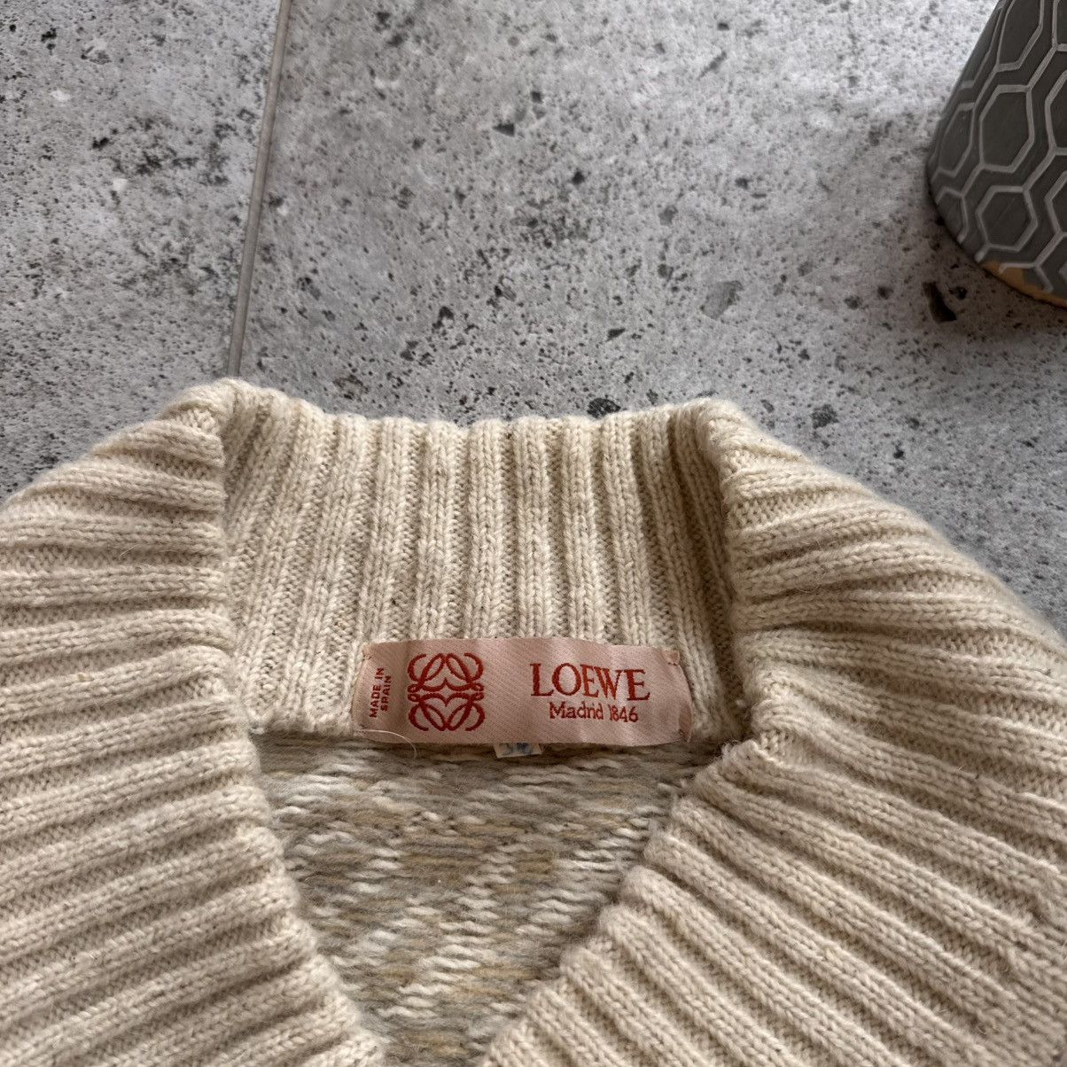 Loewe Vintage 90s Loewe Wool Leopard Sweater Jumper Rare Size US M / EU 48-50 / 2 - 6 Thumbnail