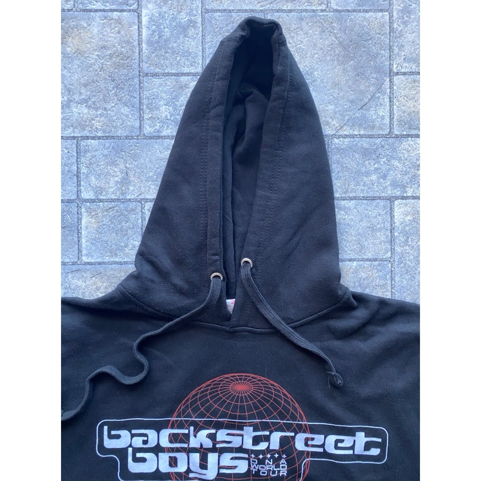 Vintage MJ Apparel Hoodie Mens S Black Backstreet Boys DNA World Tour Pullover Size US S / EU 44-46 / 1 - 5 Thumbnail