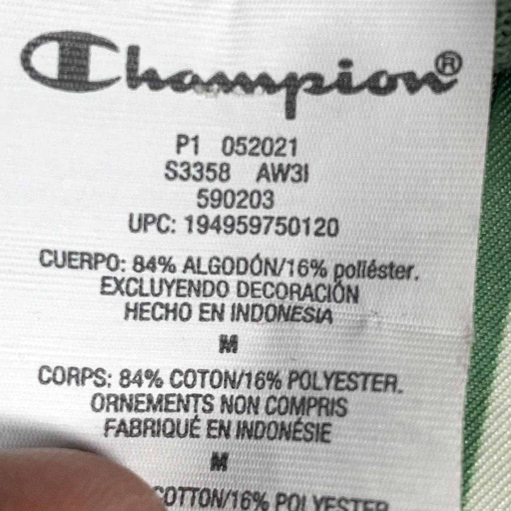 Champion Champion Sweatshirt Mens Medium Green Reverse Weave Phys. Ed. Crewneck Pullover Size US M / EU 48-50 / 2 - 7 Thumbnail