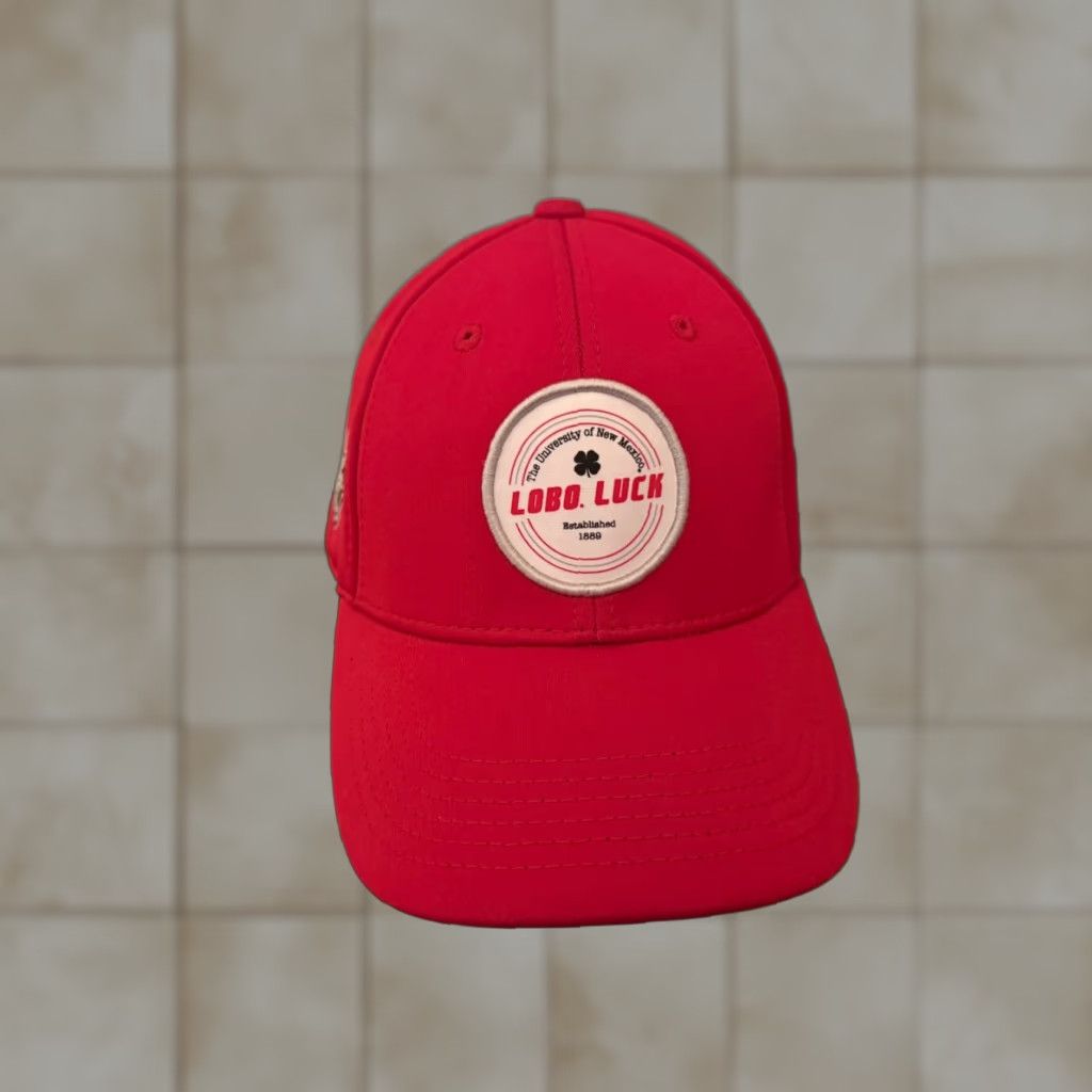 Vintage Black Clover Hat Red Snapback University New Mexico Lobos Lucky Lobo Luck Adjustable Mens Size ONE SIZE - 1 Thumbnail