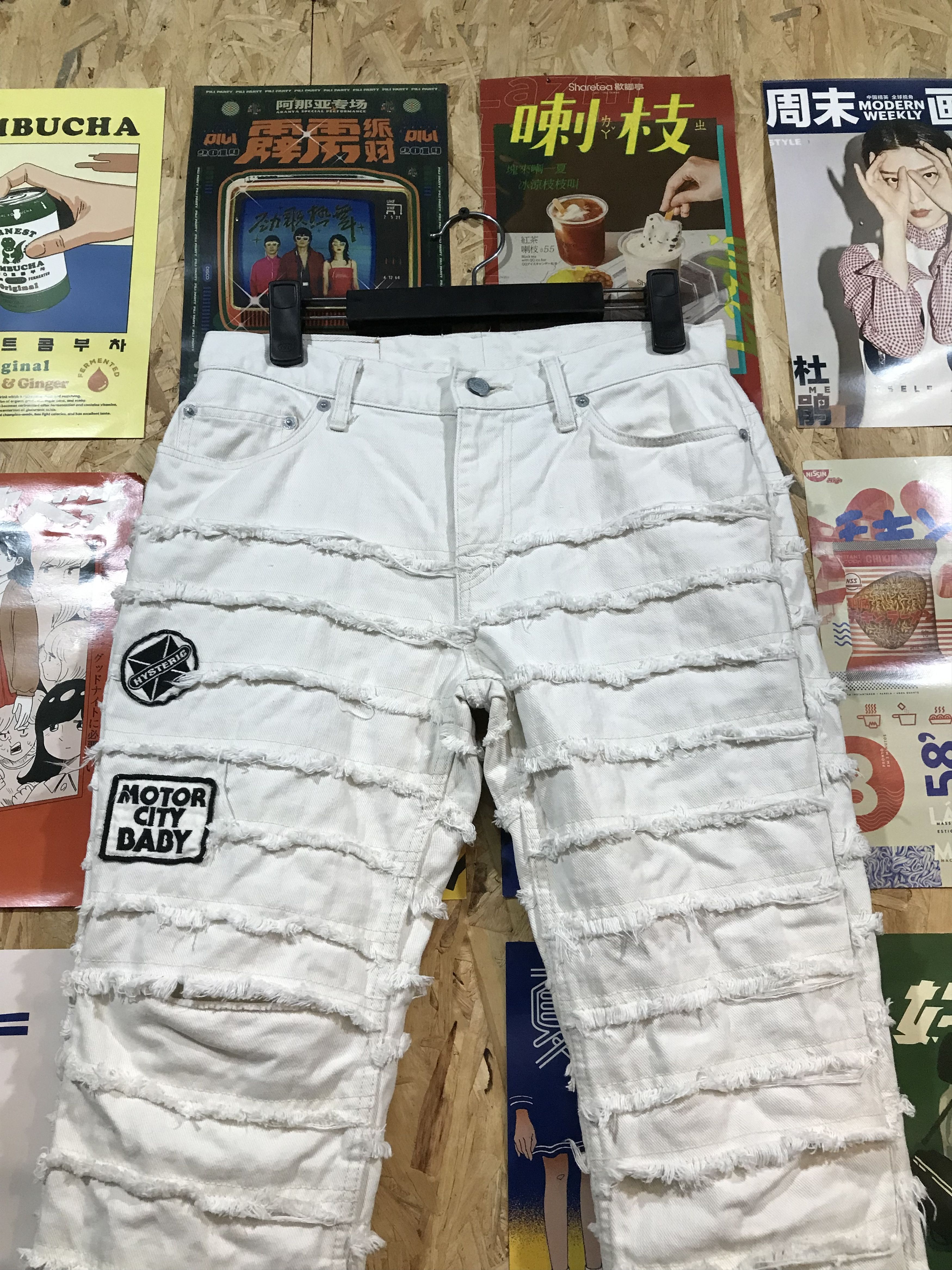 Hysteric Glamour Hysteric Glamour Kinky White With Patches Pants Size US 30 / EU 46 - 2 Thumbnail