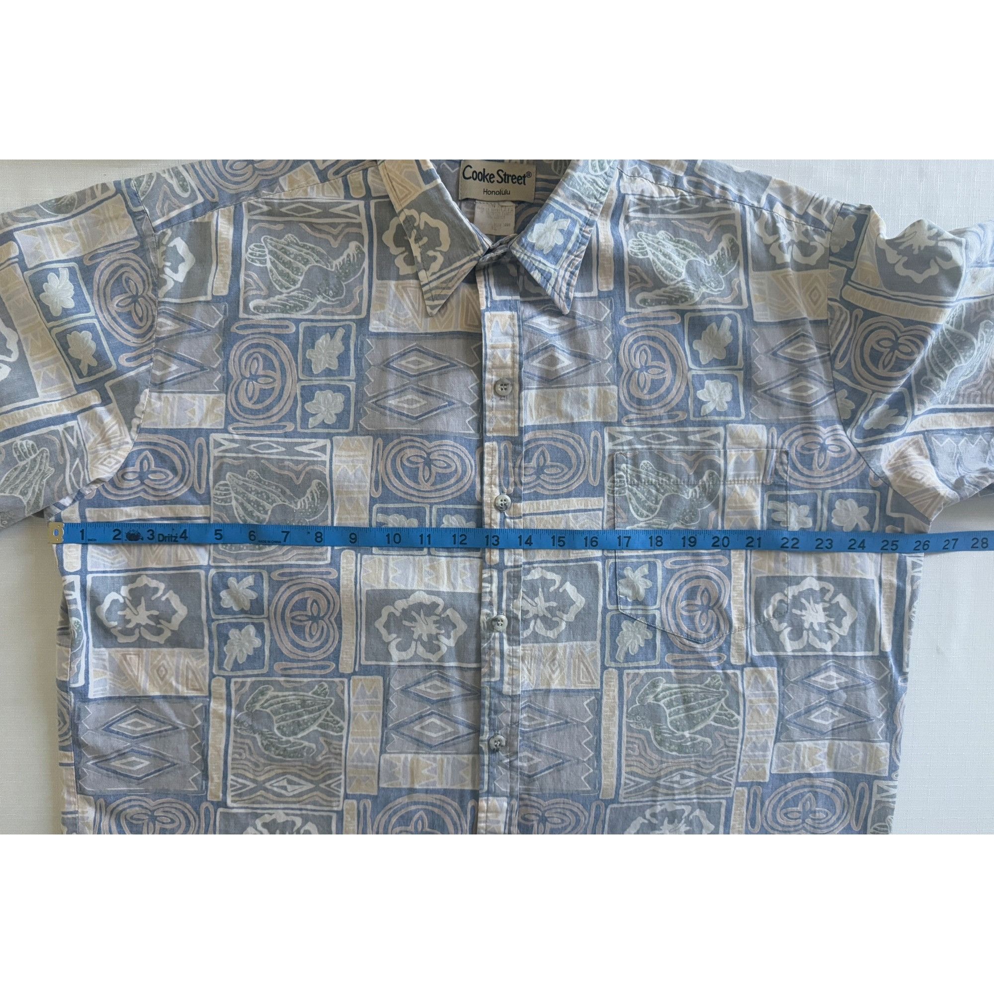 Vintage Vintage Cooke Street Honolulu Mens XL Reverse Print Aloha Sh Size US XL / EU 56 / 4 - 9 Thumbnail