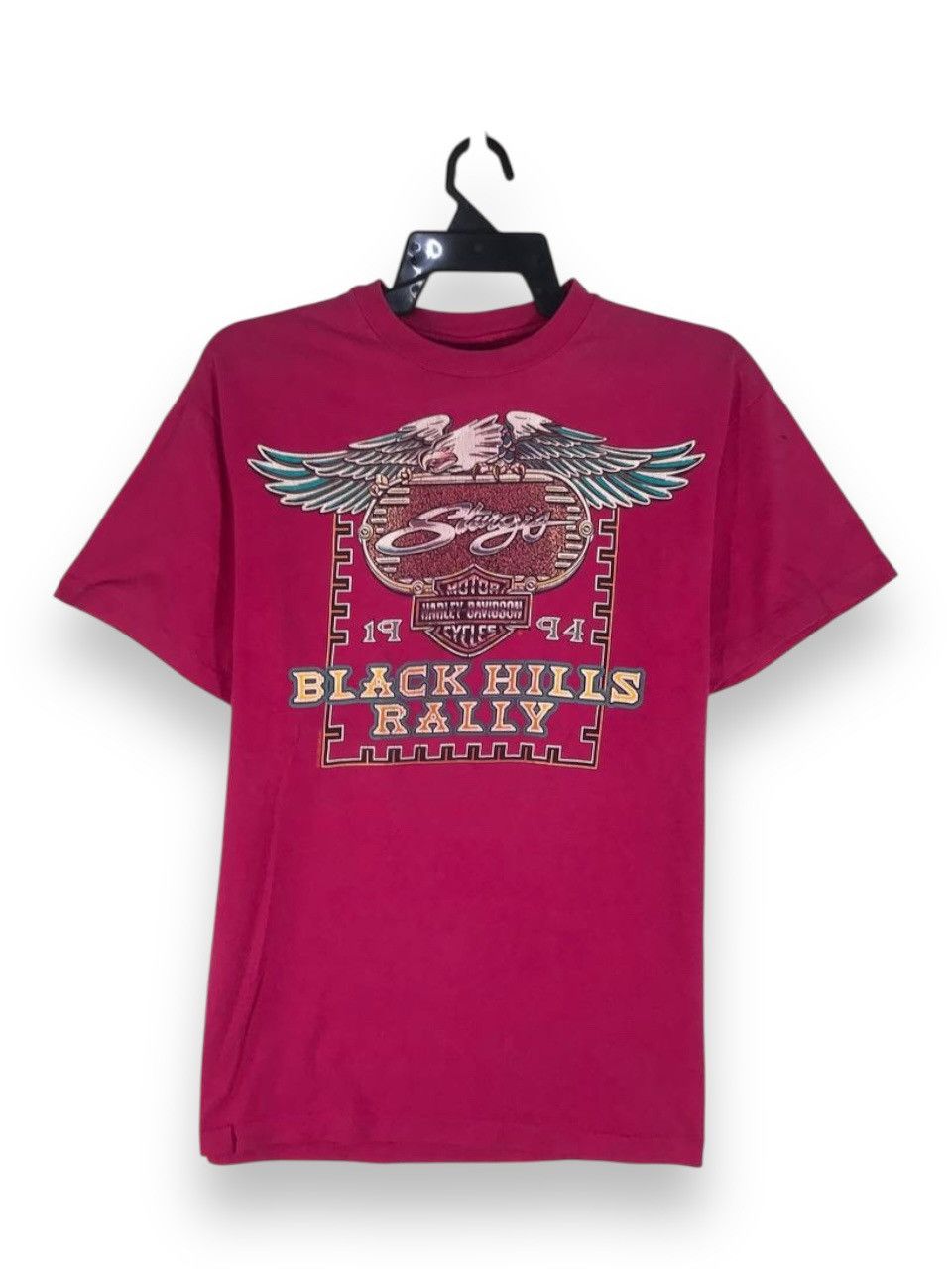 Vintage Vintage 1994 Harley Davidson black hills rally Size US M / EU 48-50 / 2 - 1 Thumbnail
