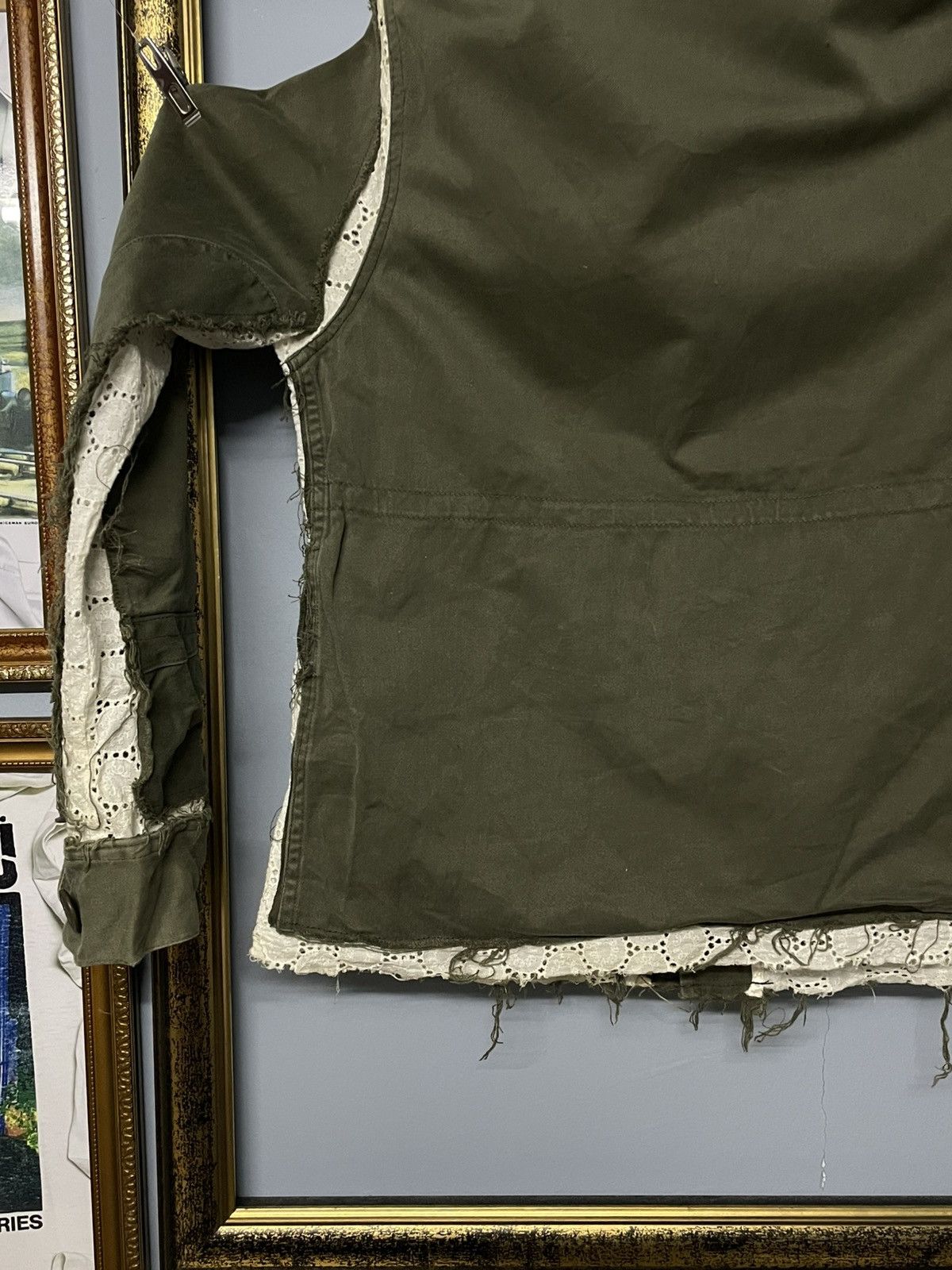 Vintage Vintage 60s Distressed Army Layered Classic Cut Jacket Style Size US XS / EU 42 / 0 - 9 Thumbnail