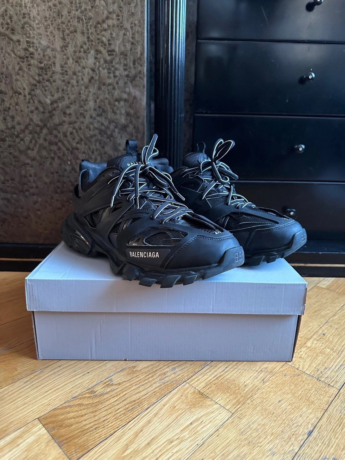 Clearance balenciaga track 1 noir