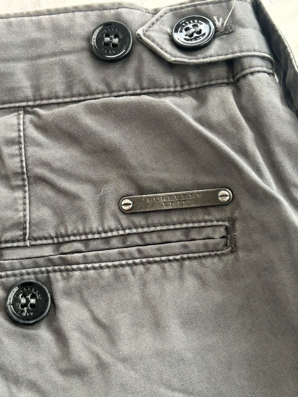 Burberry Burberry Brit Italy Vintage Green Trousers Size US 30 / EU 46 - 10 Thumbnail