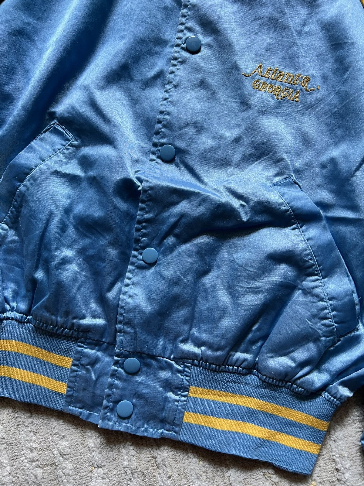 Coca Cola × Vintage Vtg Coca Cola Light Blue Embroided Satin Jacket Size US M / EU 48-50 / 2 - 10 Thumbnail
