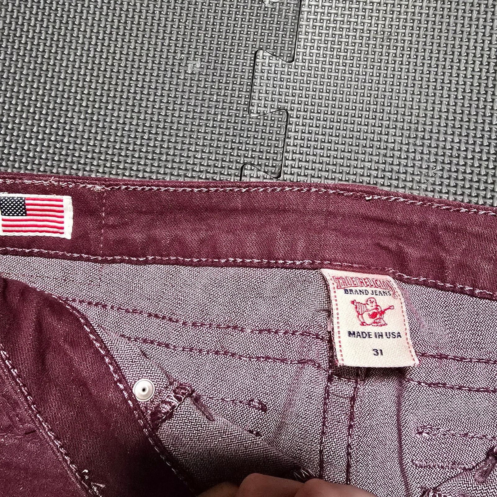 True Religion Vintage 2000s True Religion Glitter Jeans Size 31" - 4 Thumbnail