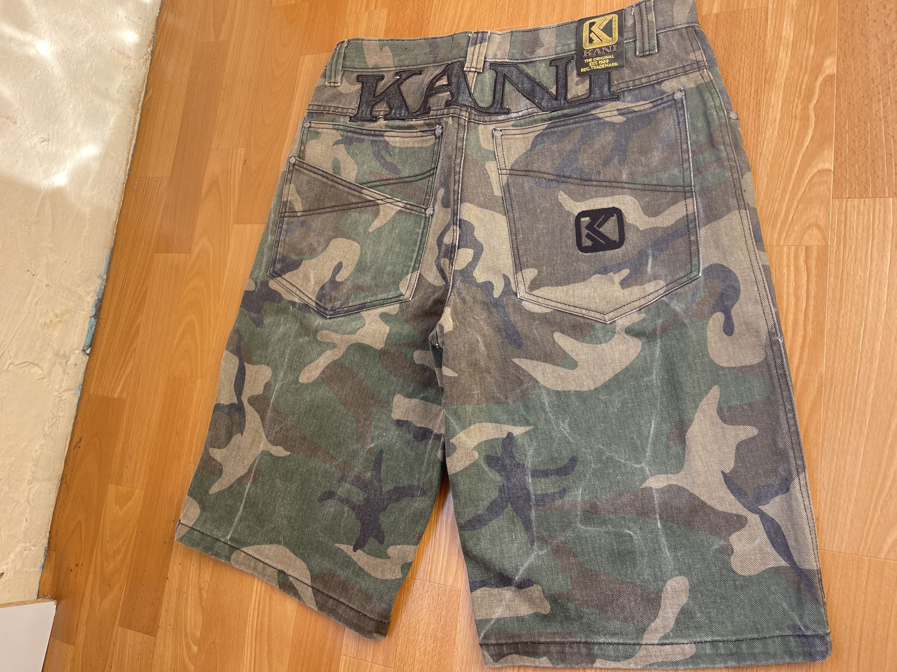 Karl Kani KARL KANI shorts, baggy, vintage Kani jeans 90s hip hop W 36 Size US 36 / EU 52 - 4 Thumbnail