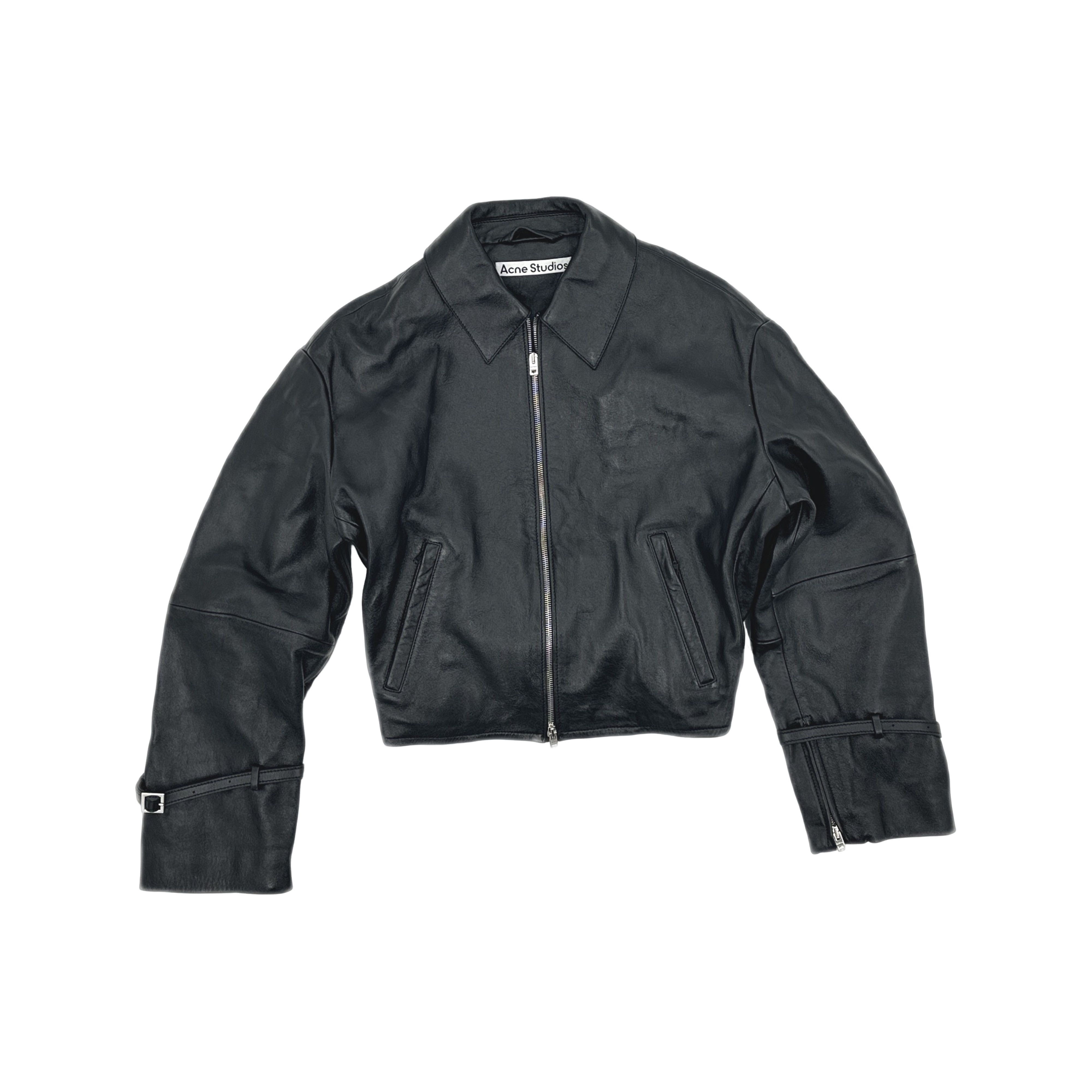 Acne Studios Acne Studios Lambskin Leather Jacket FR 34 Size XS / US 0-2 / IT 36-38 - 1 Thumbnail