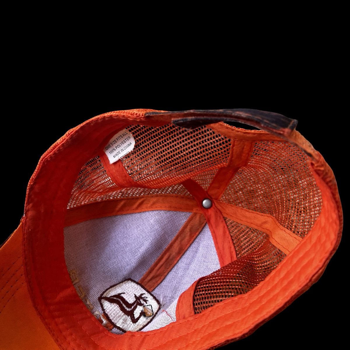 Other Vintage John Beer Orange Camo Hat Y2K 00's Parody Size ONE SIZE - 6 Thumbnail