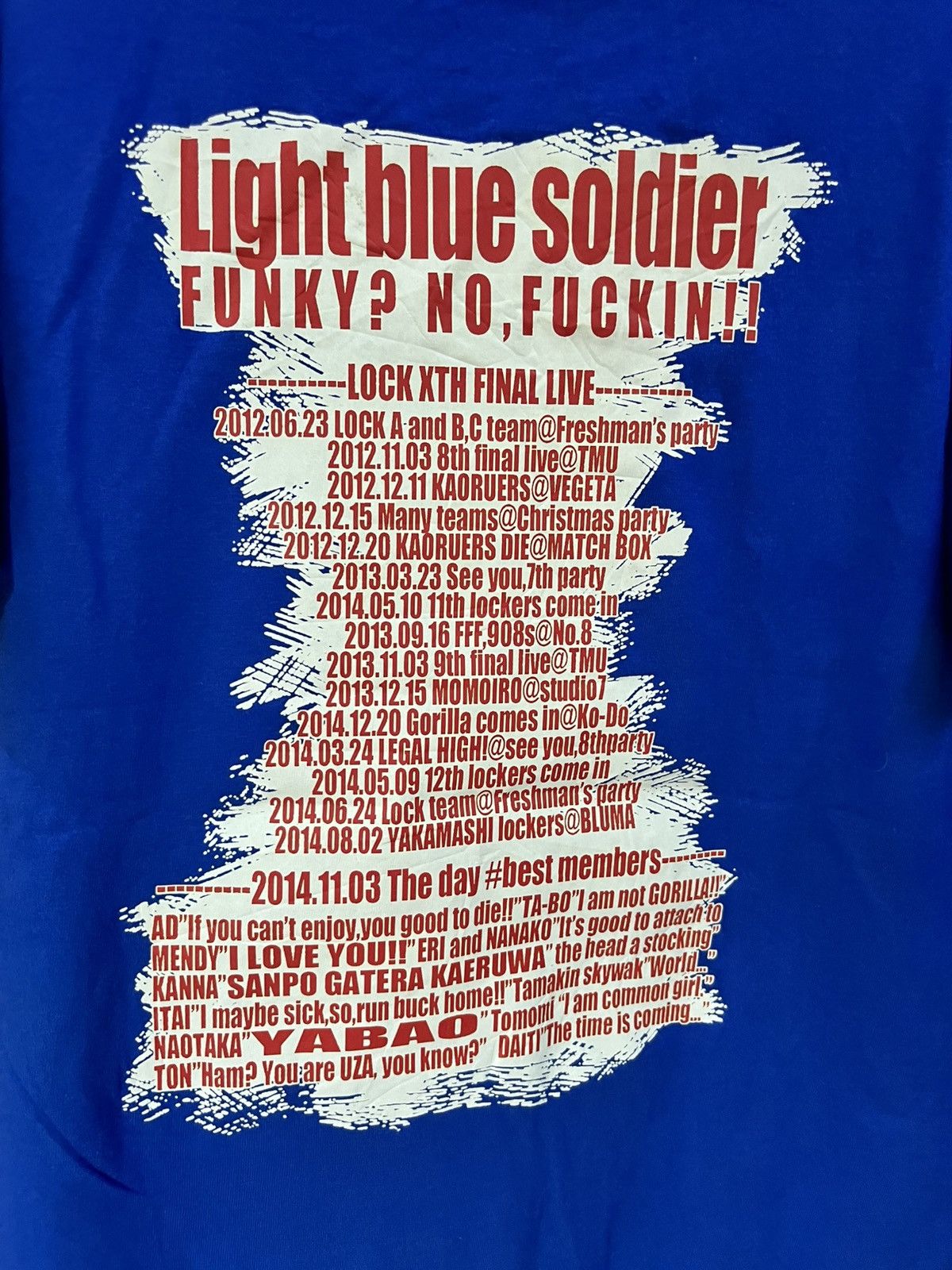 Japanese Brand Light Blue Soldier Tee Size US M / EU 48-50 / 2 - 5 Thumbnail