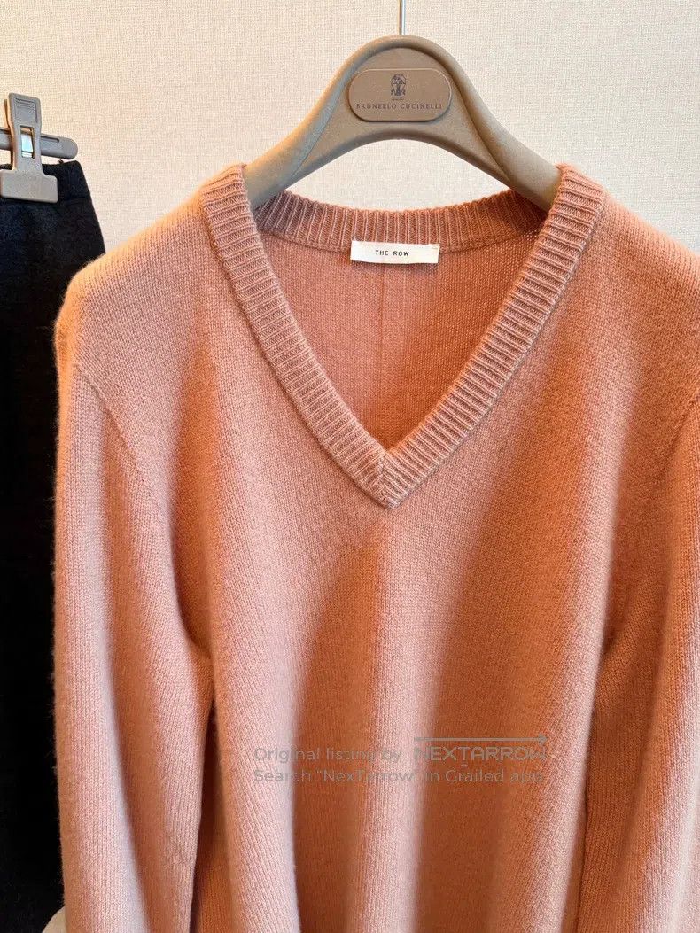 The Row The Row Cashmere V-neck sweater Size S / US 4 / IT 40 - 2 Thumbnail