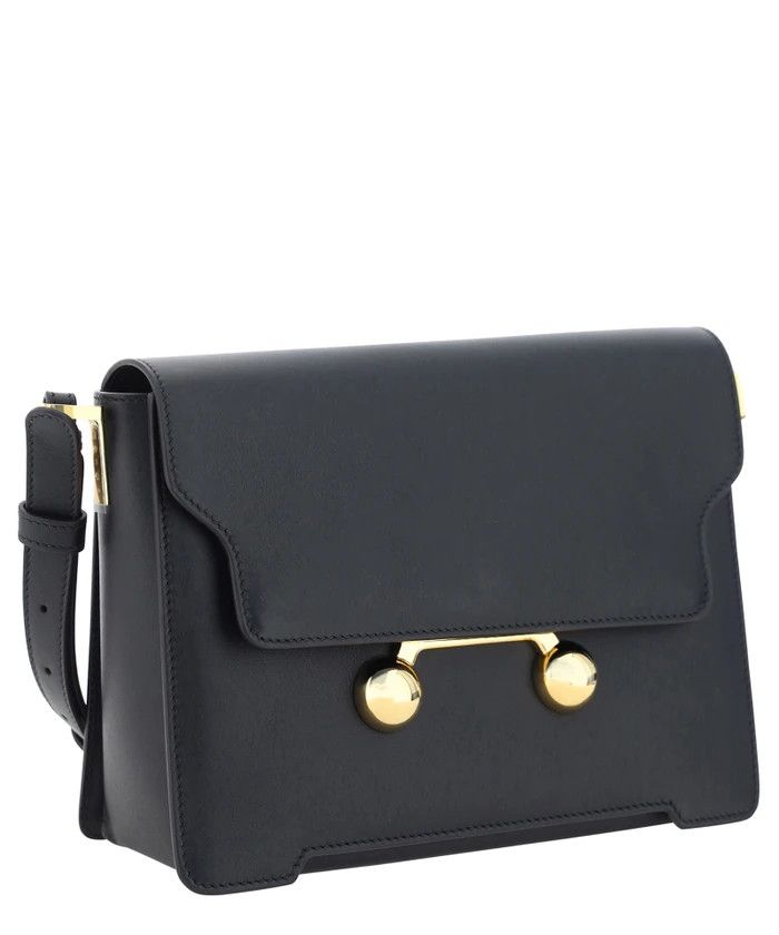 Marni o1s22i1n0525 Size: OS / Calfskin Shopping Bag in Black Size ONE SIZE - 2 Thumbnail
