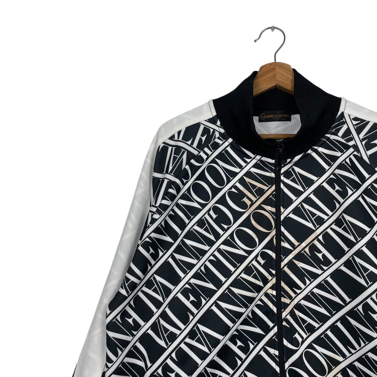 Gianni Valentino × Japanese Brand × Vintage 💥GIANNI VALENTINO ZUCCA MONOGRAM ZIPPER SPORT TRACKTOP Size US XL / EU 56 / 4 - 6 Thumbnail