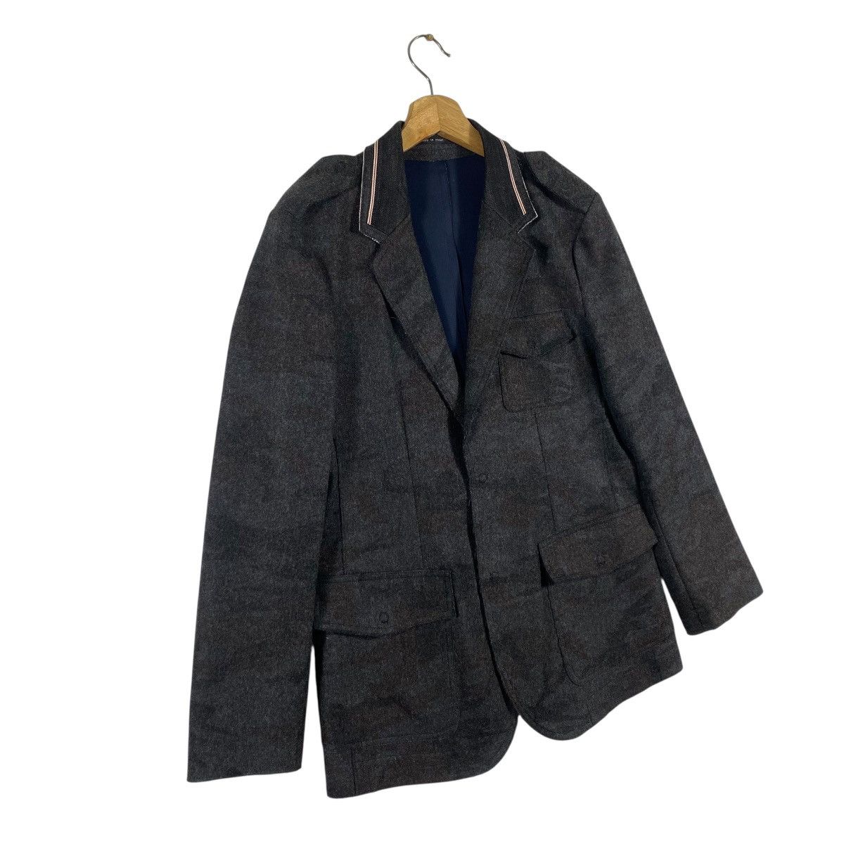 Emporio Armani Emporio Armani Camouflage Wool Blazer Jacket 46 Size EU Size 46R - 3 Thumbnail