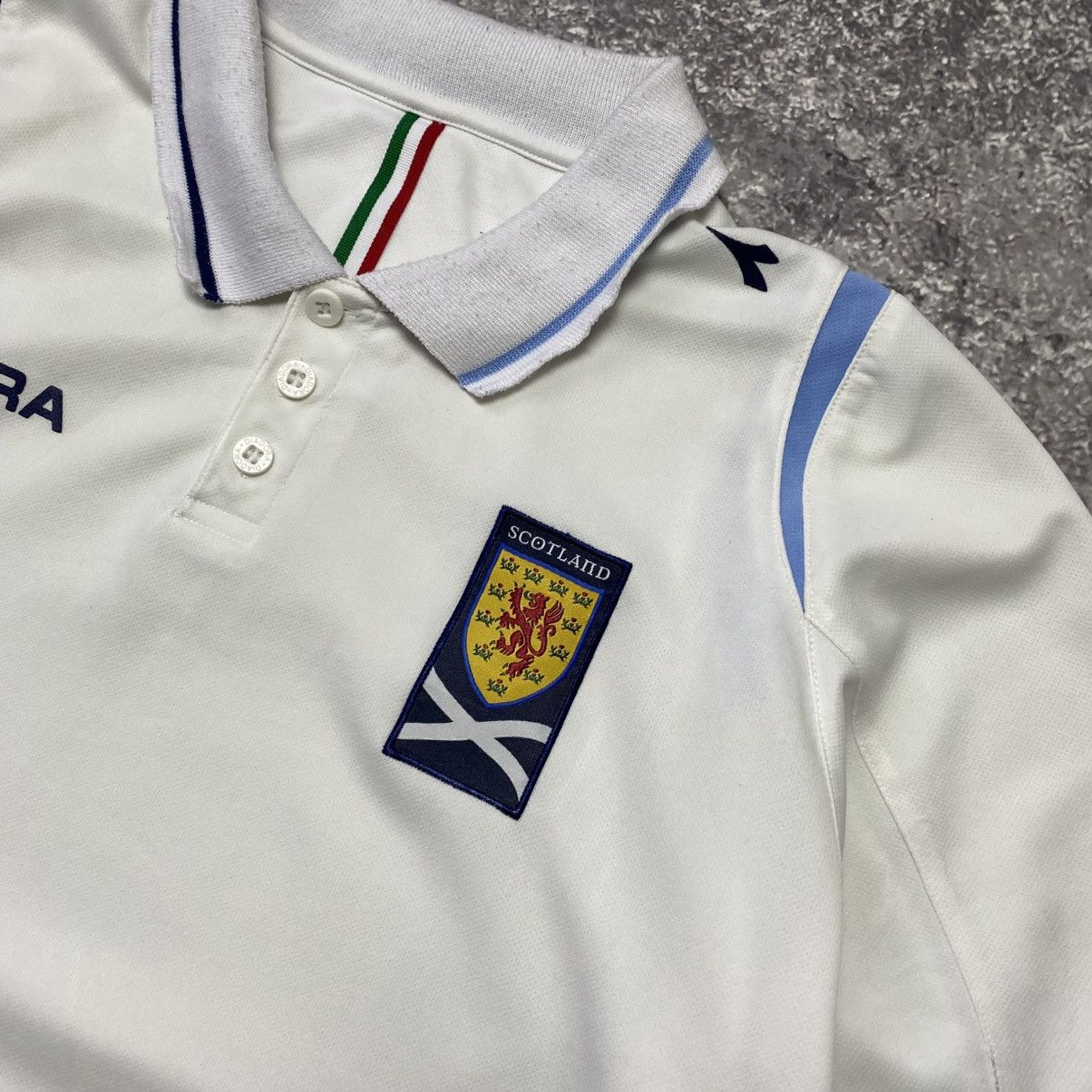 Diadora Vintage Diadora FC Scotland 90’s Home soccer jersey Size US L / EU 52-54 / 3 - 3 Thumbnail