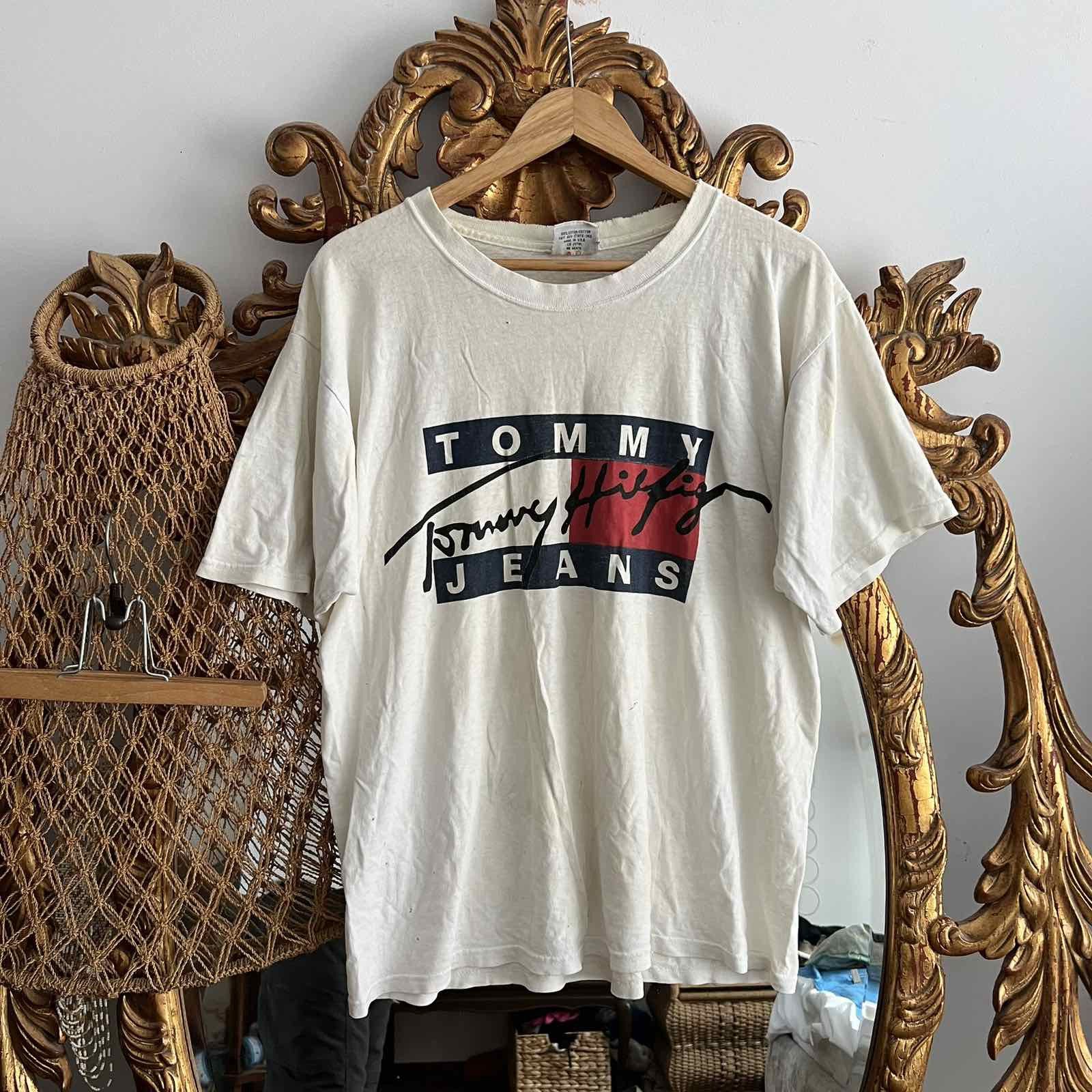 Tommy Hilfiger × Vintage Vintage Tommy Hilfiger Shirt Sz M USA Size US M / EU 48-50 / 2 - 1 Thumbnail