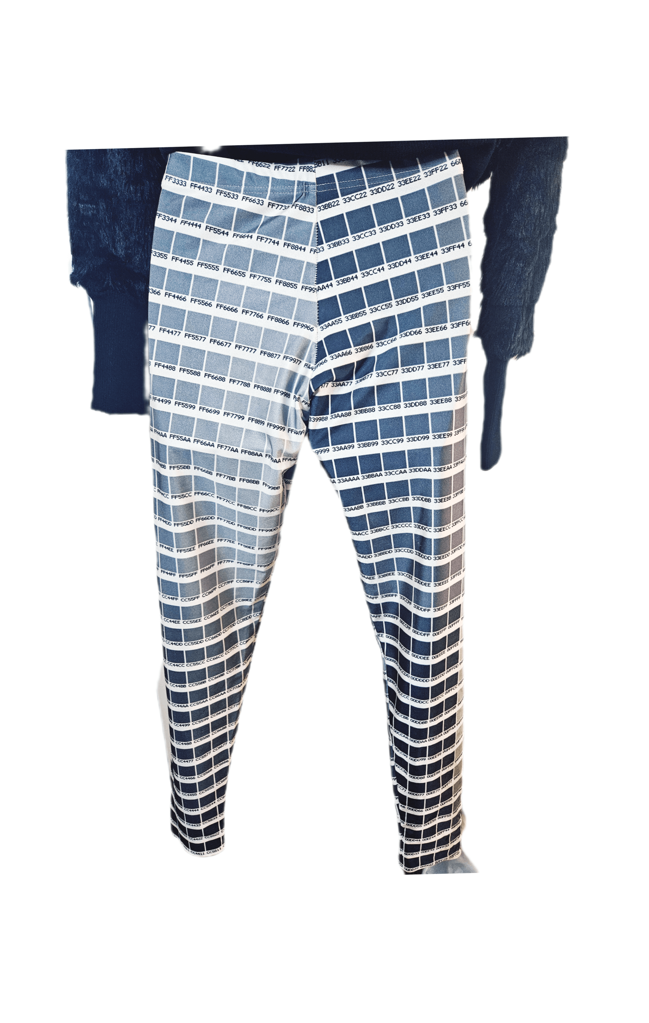 BlackMilk BLACK MILK “Digital Color Swatch / Hex Code” Leggings Size 28" / US 6 / IT 42 - 7 Thumbnail