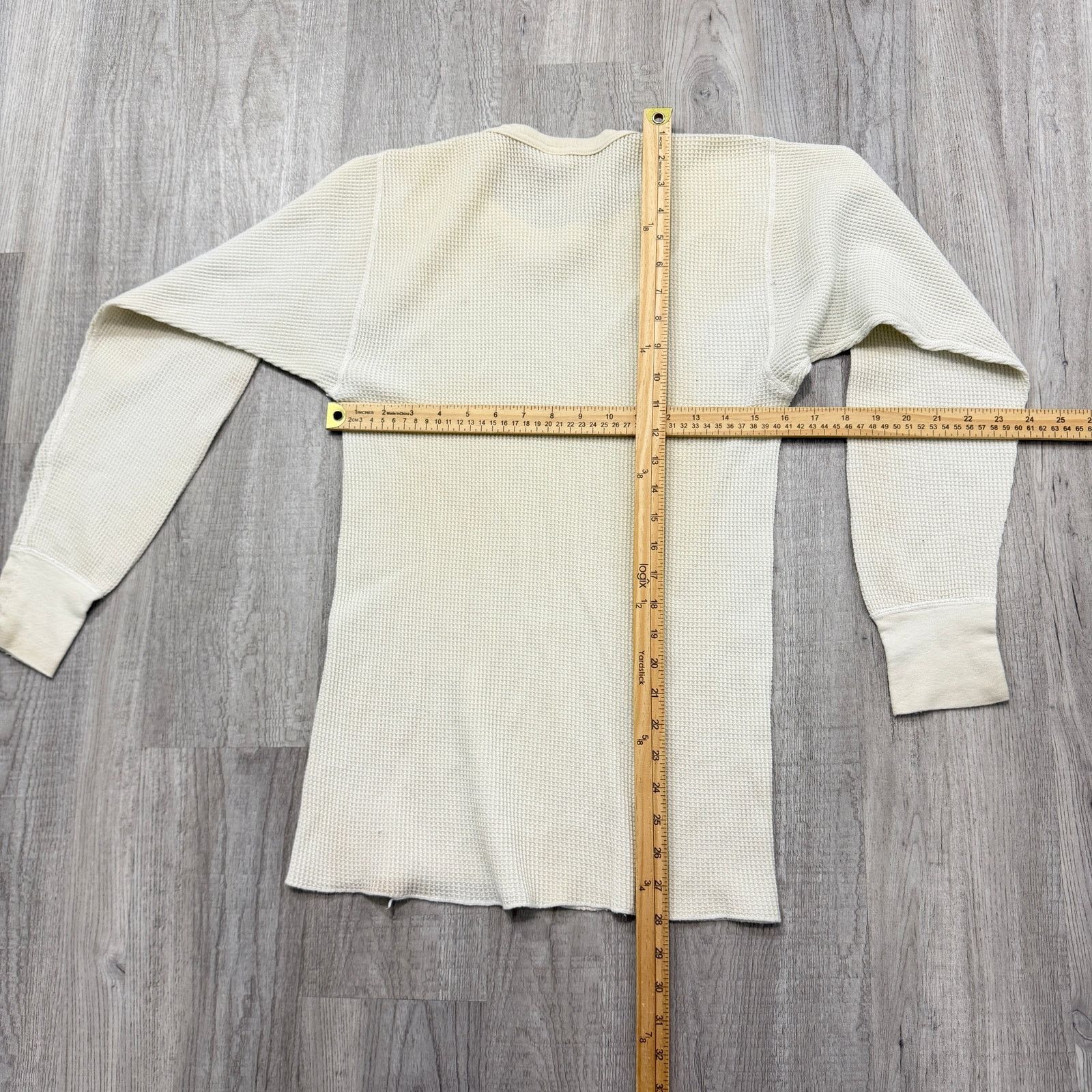 Vintage Vintage JE Morgan Thermal Shirt Men's XL White 80s Waffle Size US XL / EU 56 / 4 - 8 Thumbnail