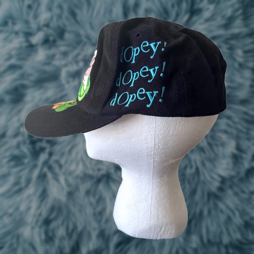 Disney VINTAGE Dopey Hat Cap Snapback Black Embroidered Goofy's Hat Co NWOT Baseball Cap Unisex Adults 90s Disney Theme Dopey GOOFY'S HAT CO Cap Size ONE SIZE - 1 Thumbnail