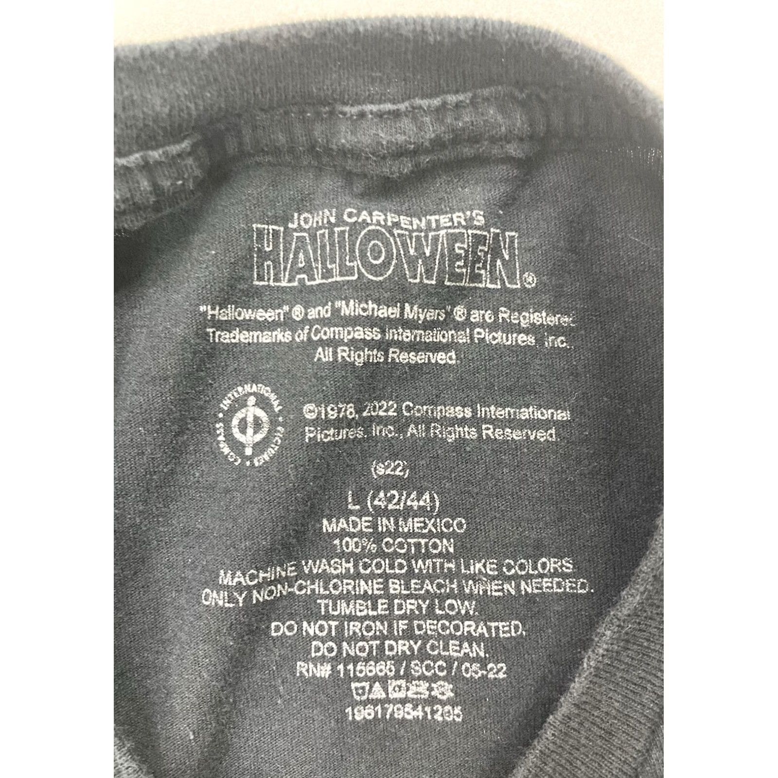 Camel VINTAGE Halloween Graphic T-shirt Men Large The Night He Came Home Size US L / EU 52-54 / 3 - 4 Thumbnail