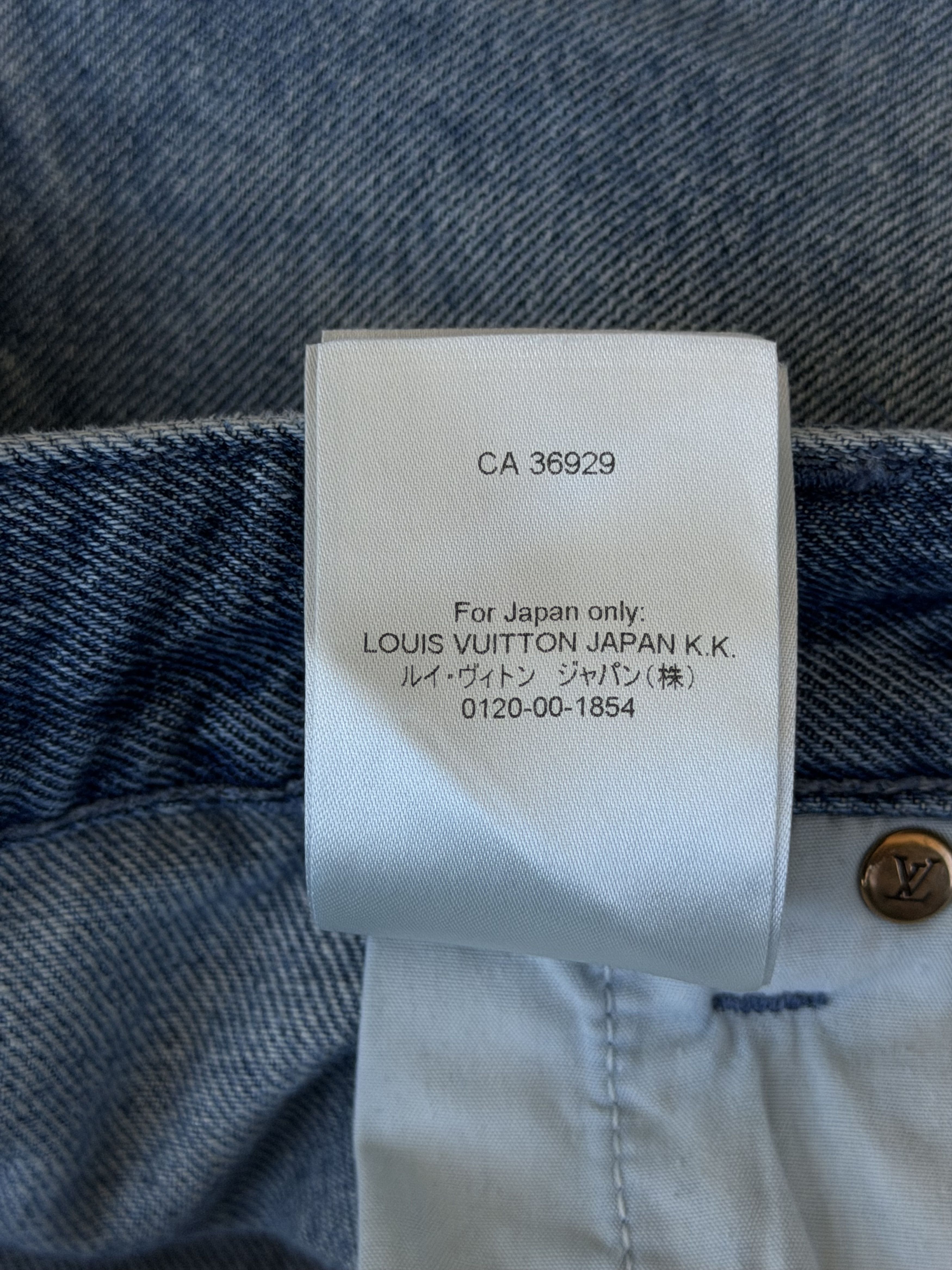 Louis Vuitton Louis Vuitton Blue Monogram Carpenter Denim Shorts Size US 34 / EU 50 - 8 Thumbnail