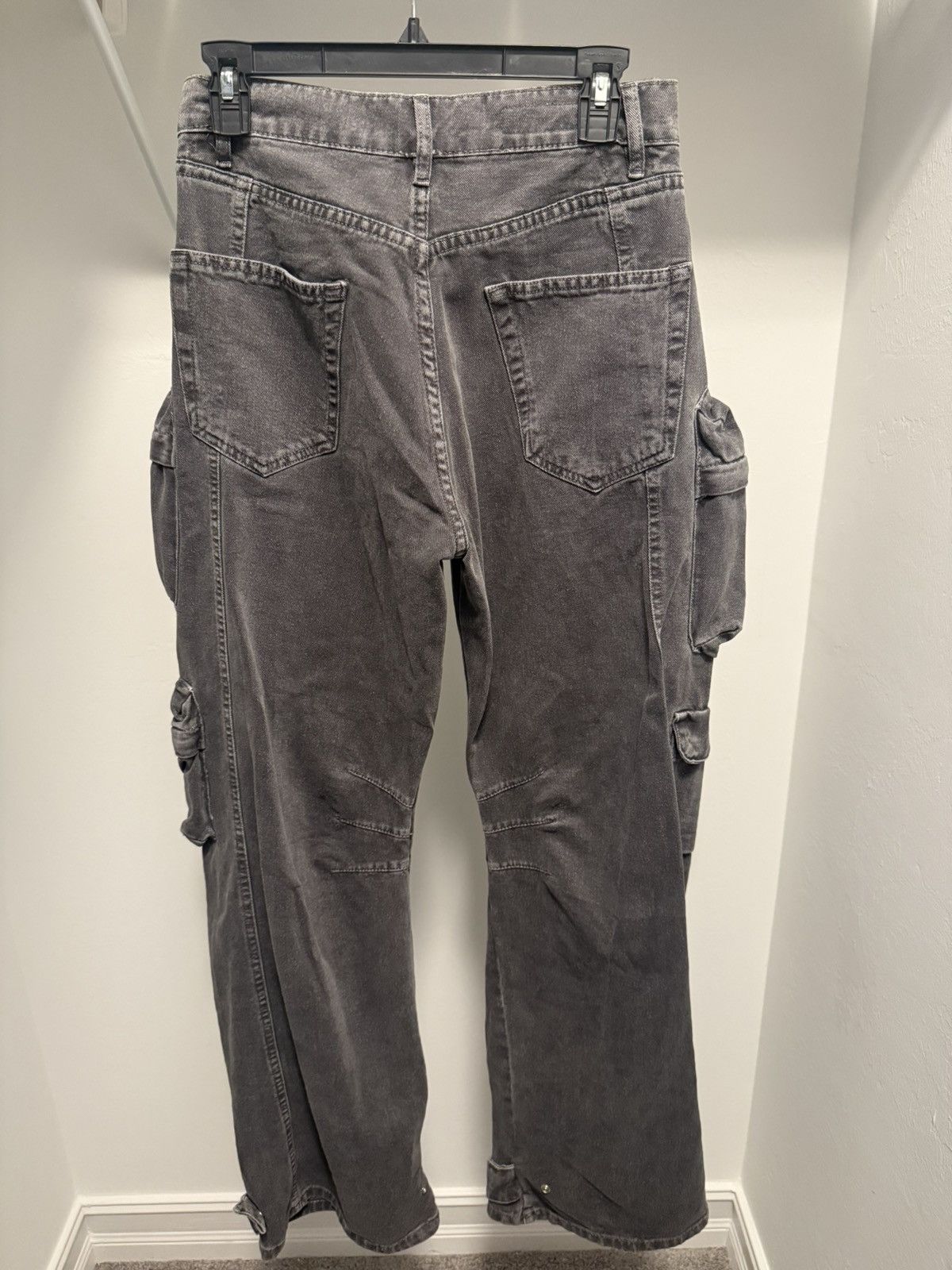Zara Zara Utility Denim Cargo Pants Size US 29 - 2 Thumbnail
