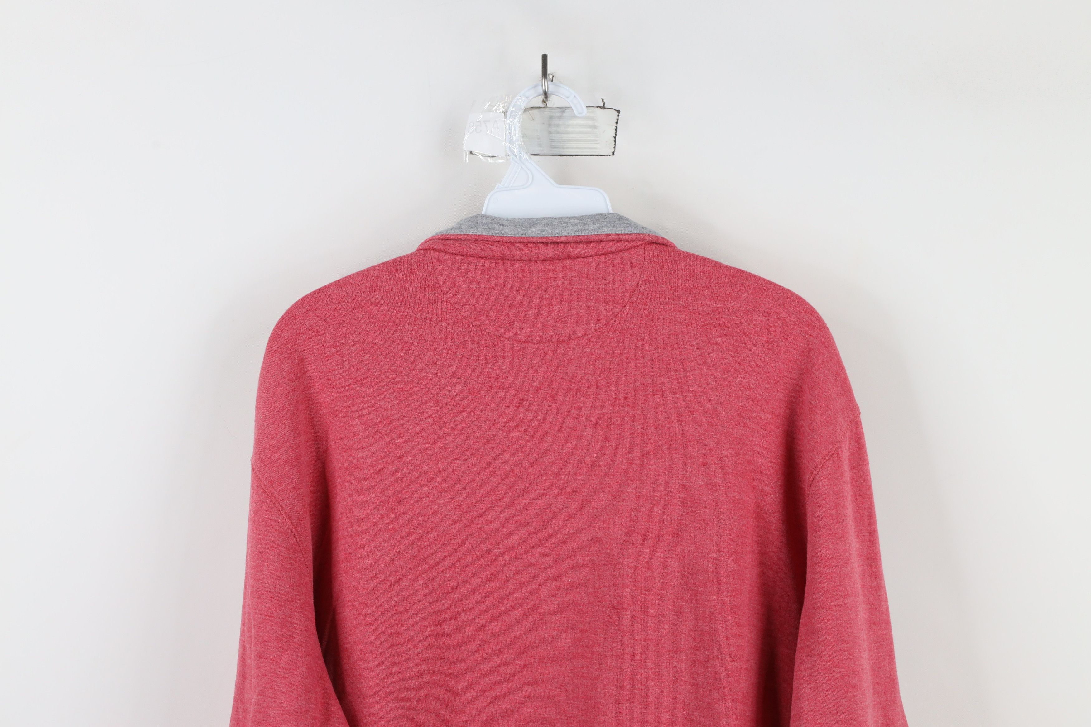 Ralph Lauren × Vintage Ralph Lauren Touch Cotton Knit Half Zip Pullover Sweater Red Size US L / EU 52-54 / 3 - 8 Thumbnail