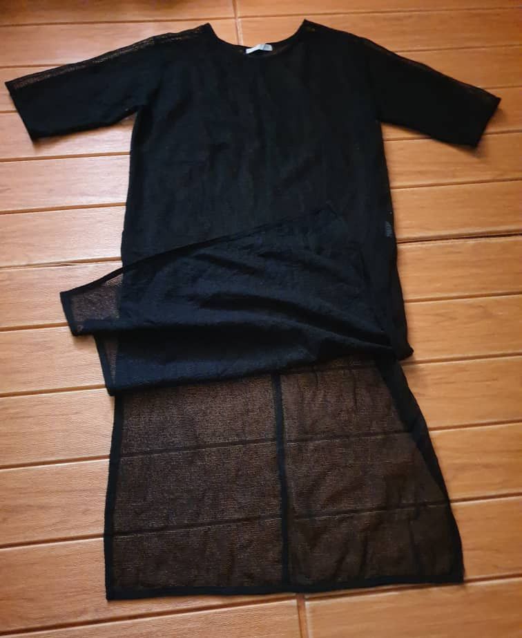 Japanese Brand Pu k rock gothic mesh net dress Shirt Size L / US 10 / IT 46 - 9 Thumbnail