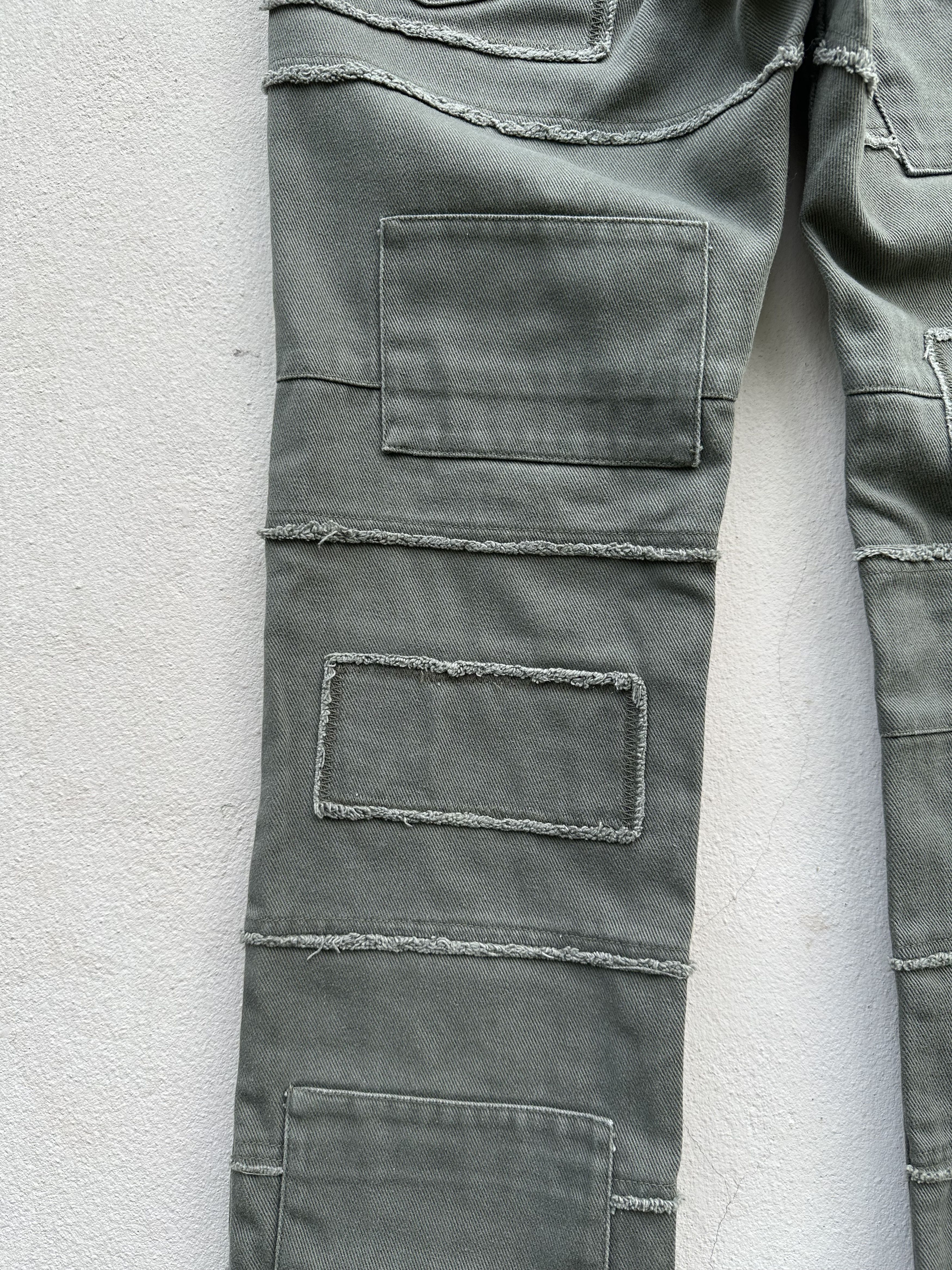 Hysteric Glamour Vintage World Wide Love Patchwork Hagi Denim Jeans Size US 29 - 15 Thumbnail